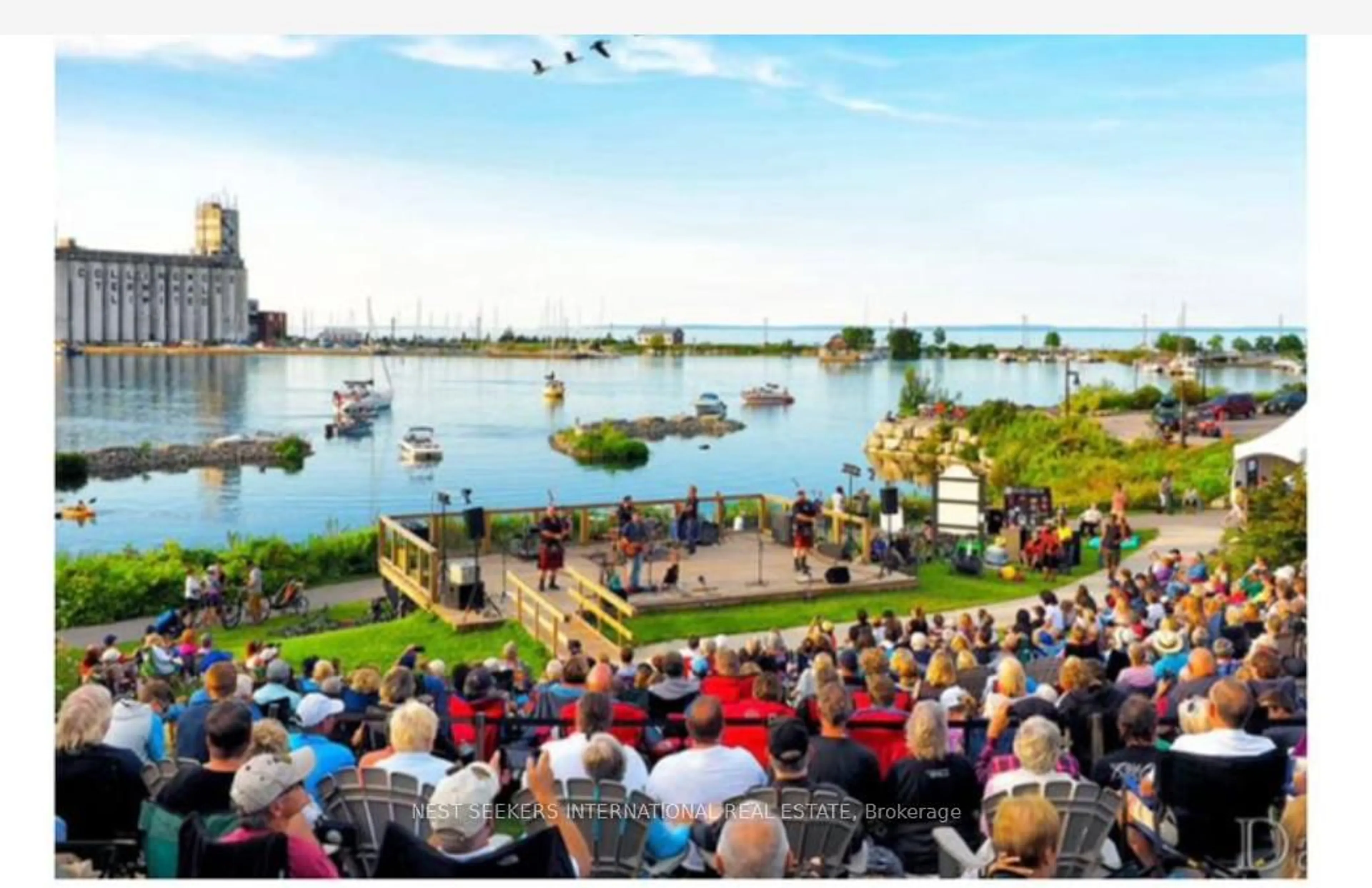 Patio, water/lake/river/ocean view for 188 Stoneleigh Dr #S3A, Blue Mountains Ontario L9Y 5T9