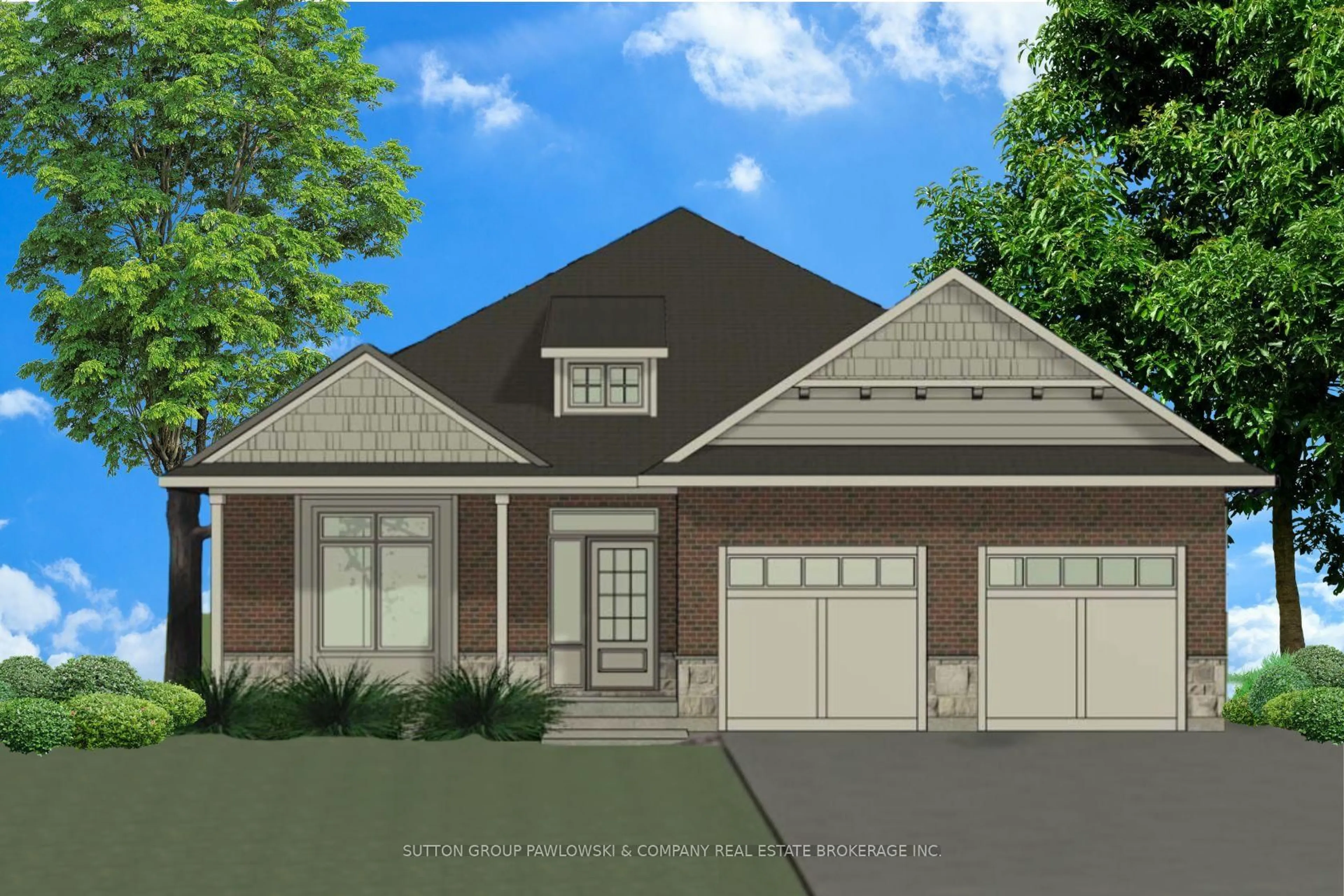 Home with brick exterior material, street for 101 ALLISTER Dr #LOT #26, Middlesex Centre Ontario N0L 1R0