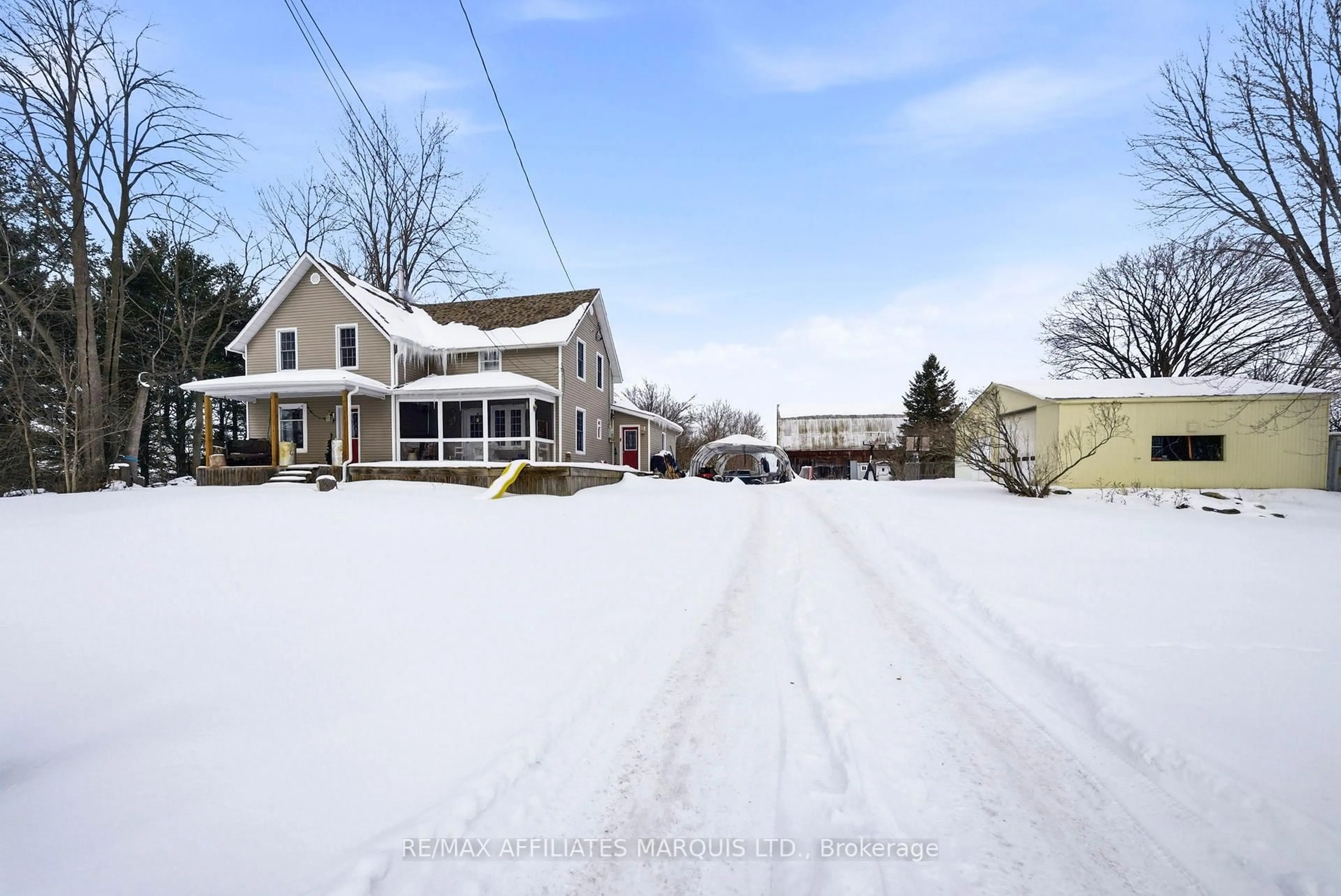 A pic from outside/outdoor area/front of a property/back of a property/a pic from drone, street for 18645 County 2 Rd, South Glengarry Ontario K6H 5R5