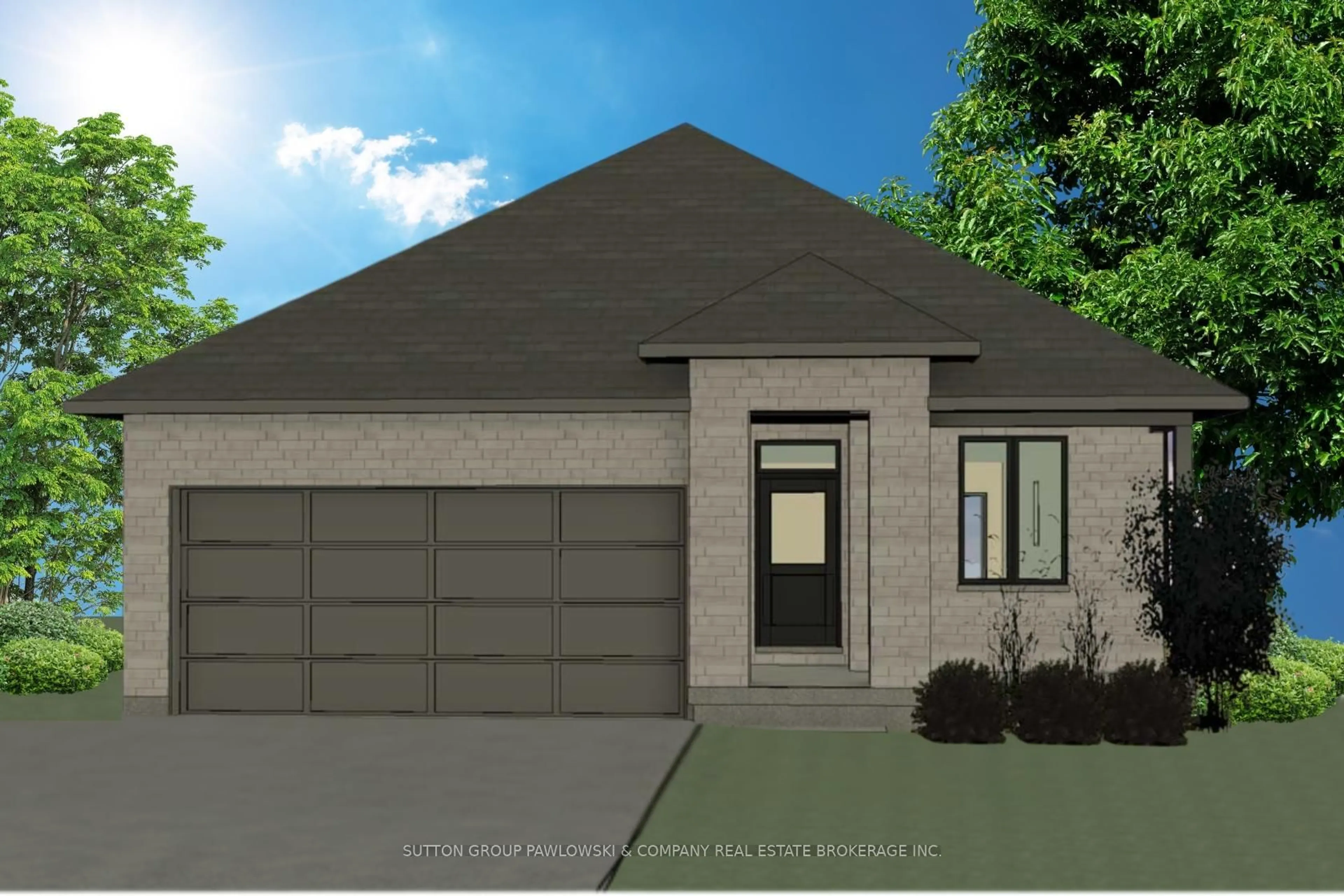 Home with brick exterior material, street for 91 ALLISTER Dr #Lot #23, Middlesex Centre Ontario N0L 1R0