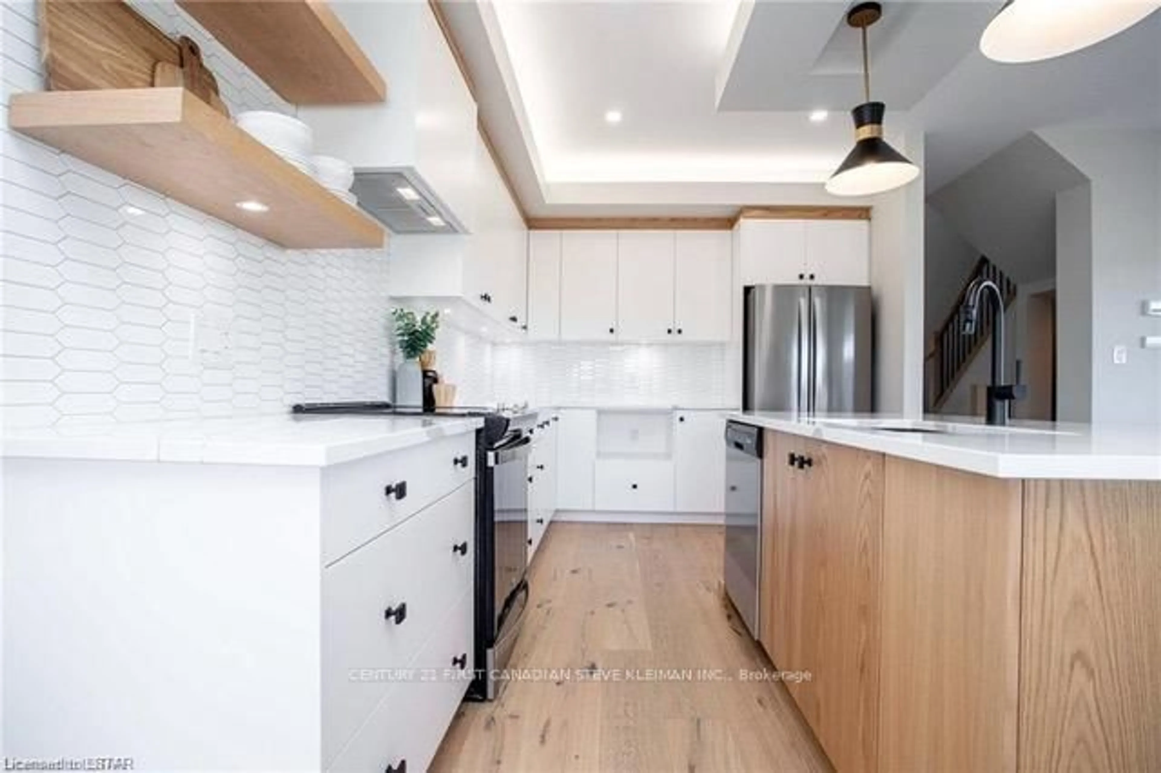 Contemporary kitchen, ceramic/tile floor for 2700 Buroak Dr #17, London North Ontario N6G 5B6