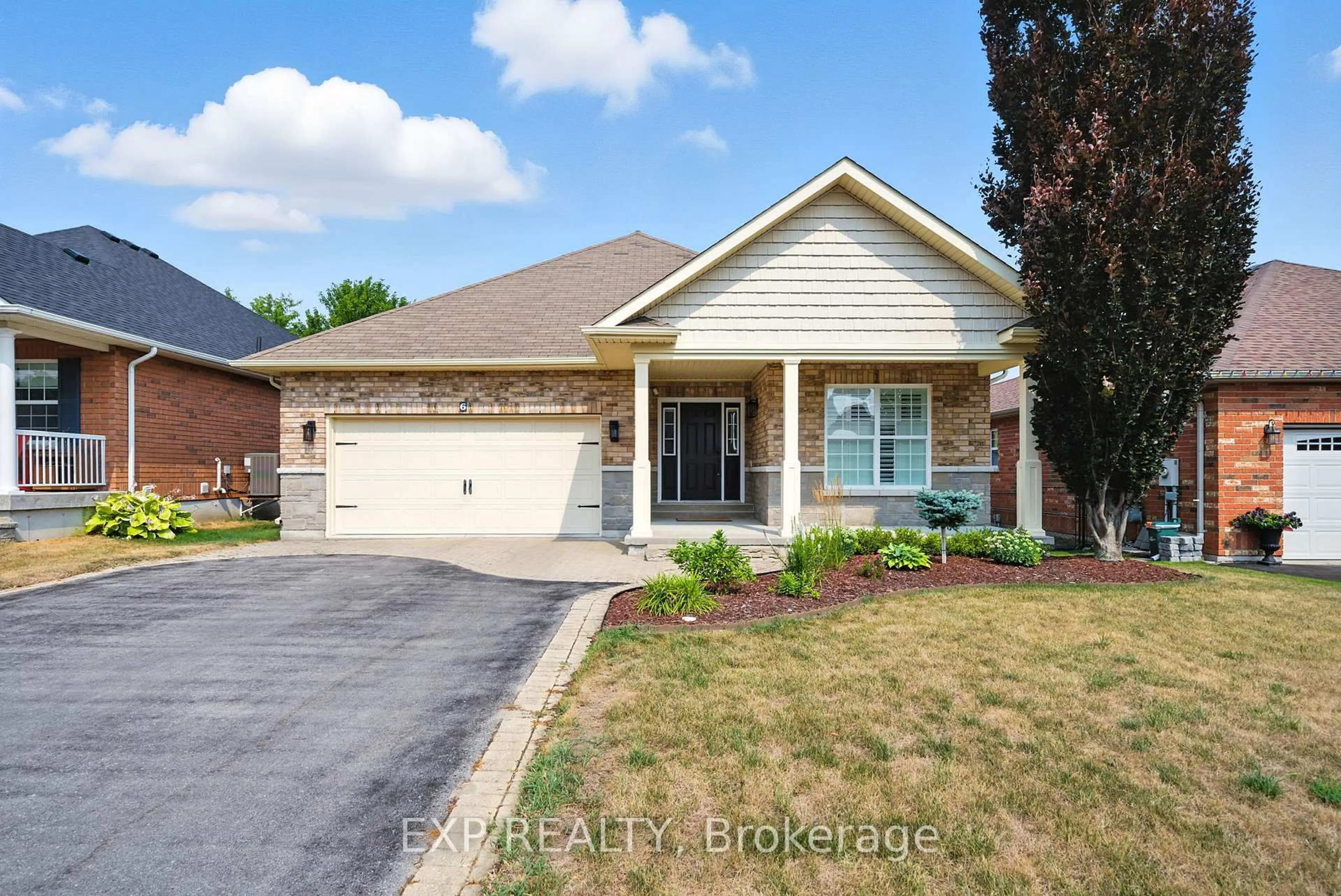 Home with brick exterior material, street for 6 Cortland Way, Brighton Ontario K0K 1H0