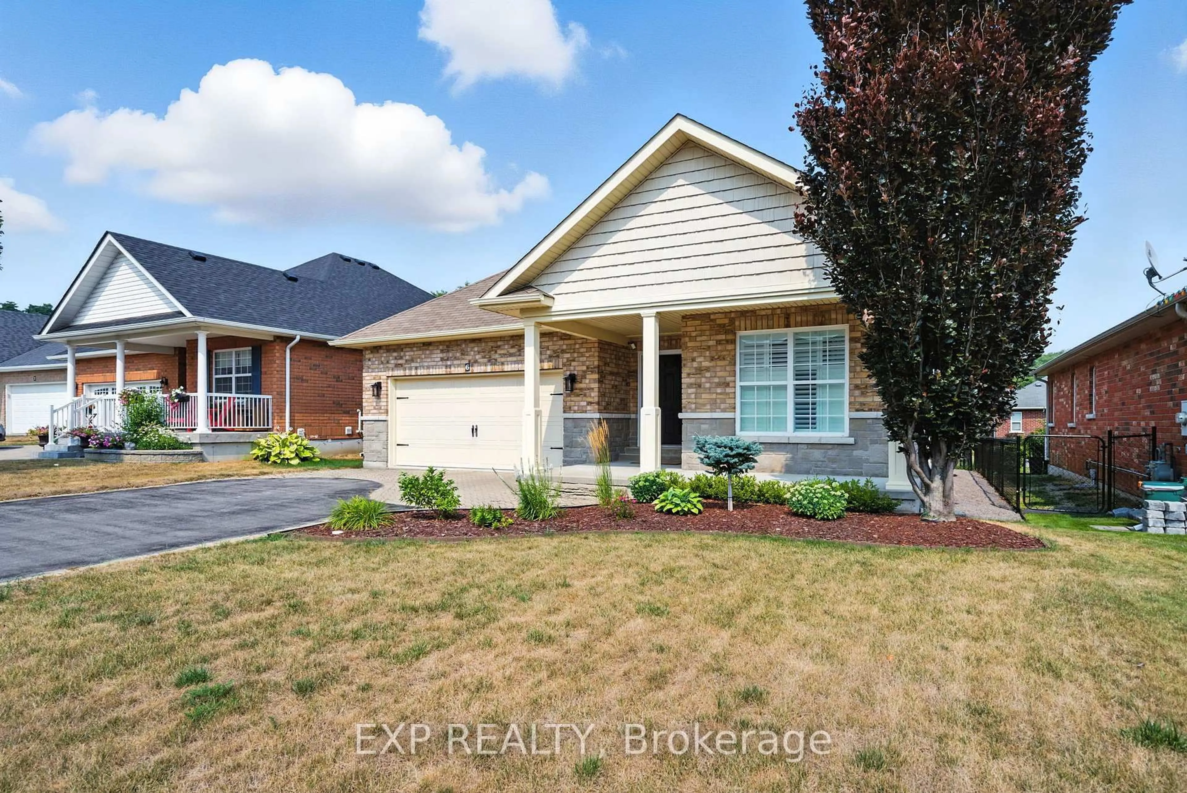 Home with brick exterior material, street for 6 Cortland Way, Brighton Ontario K0K 1H0