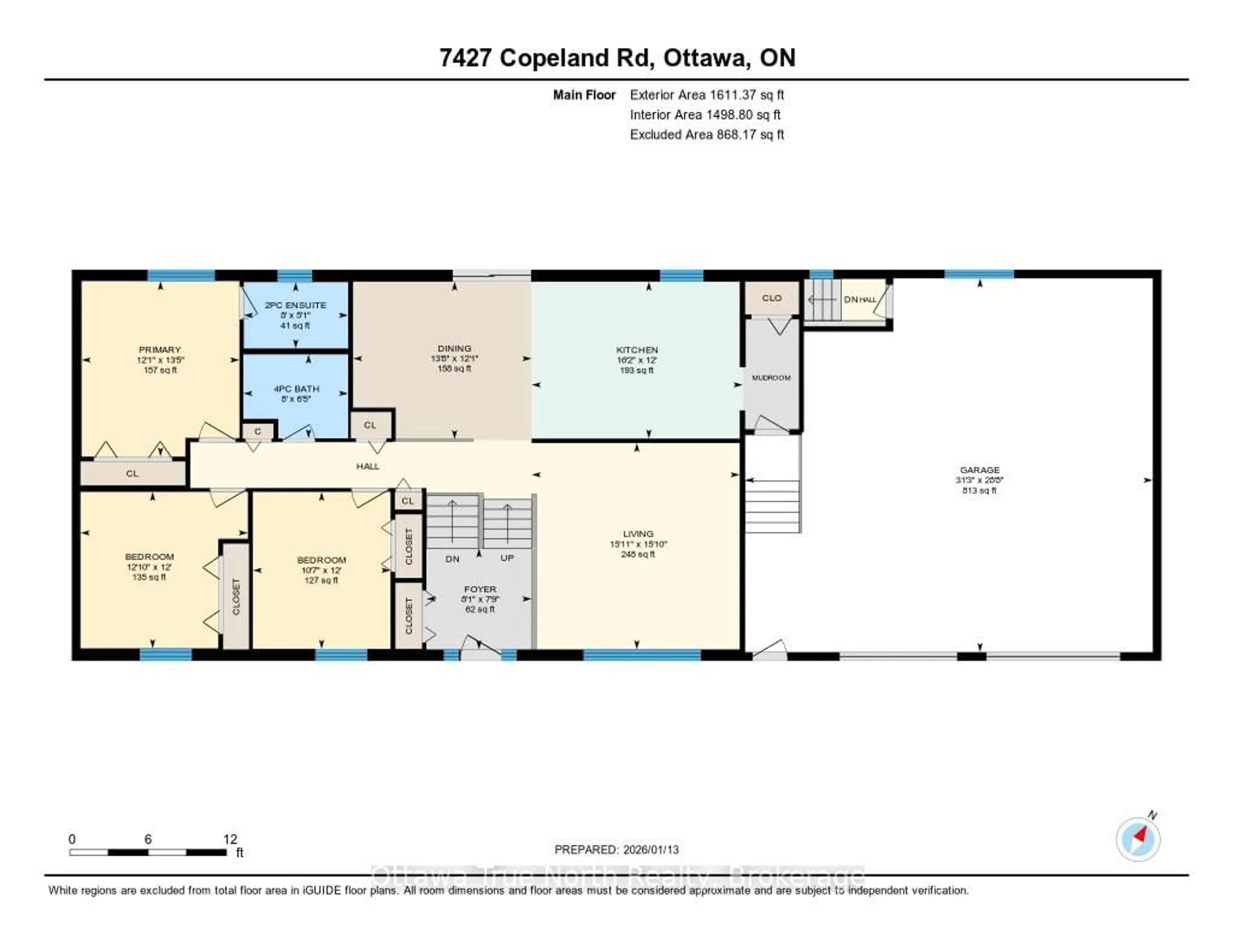 Floor plan for 7427 Copeland Rd, Ashton Ontario K0A 1B0