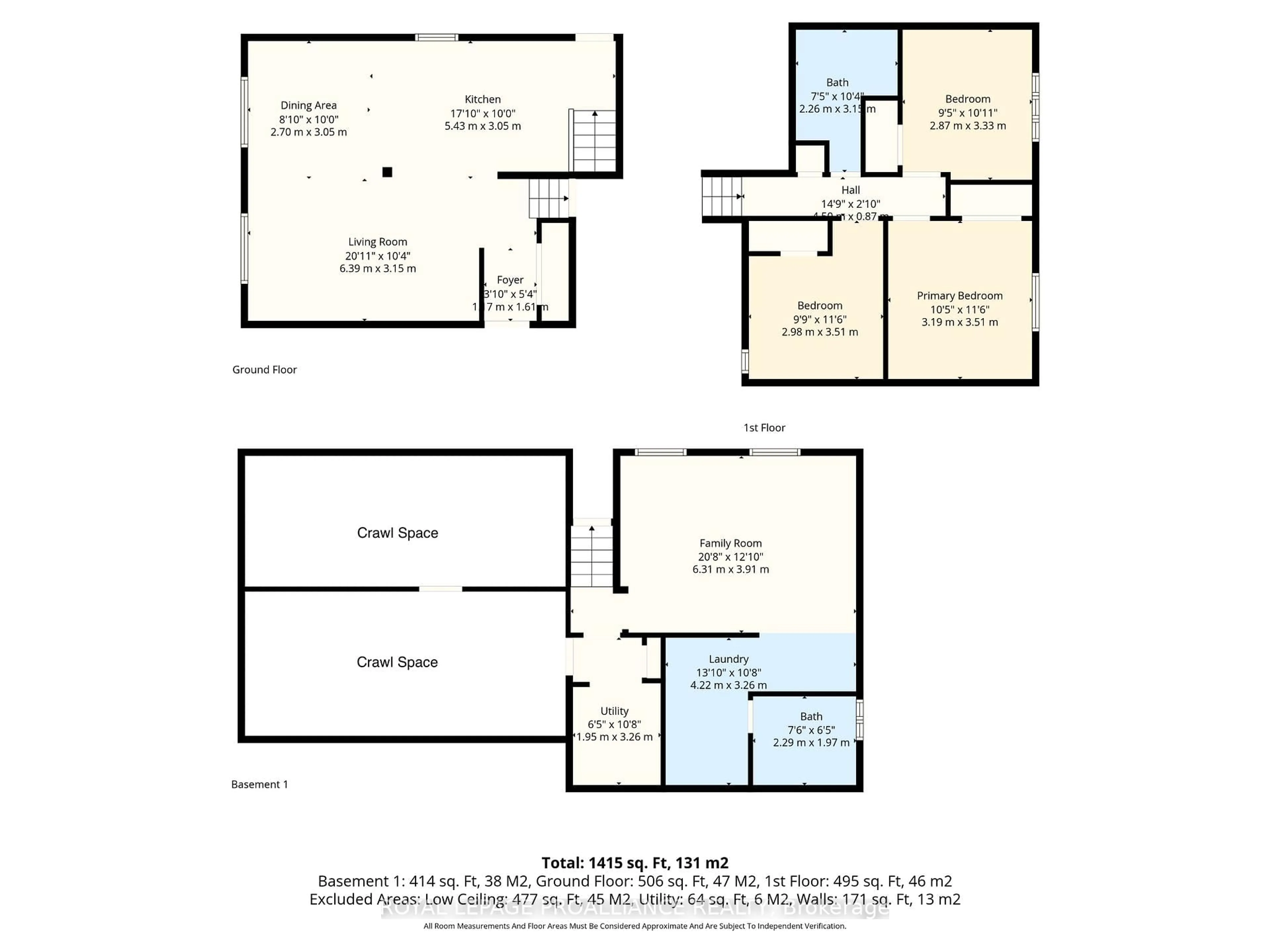 Floor plan for 577 Daintry Cres, Cobourg Ontario K9A 4X9