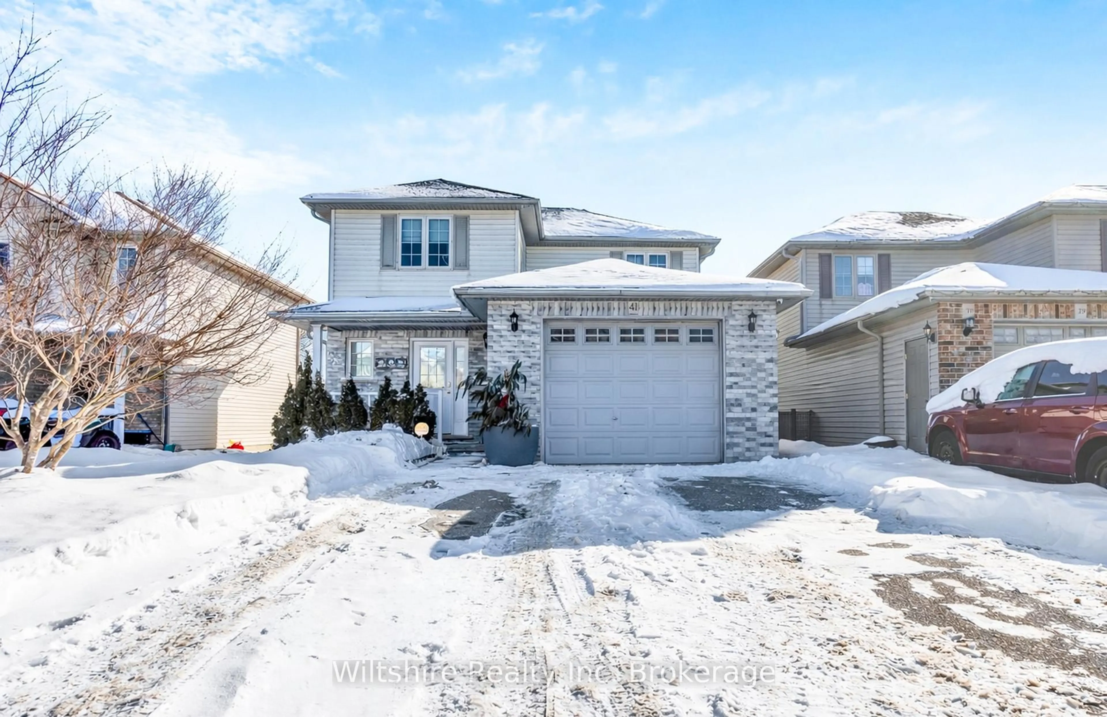 Home with brick exterior material, street for 41 Herford St, Tillsonburg Ontario N4G 4V1