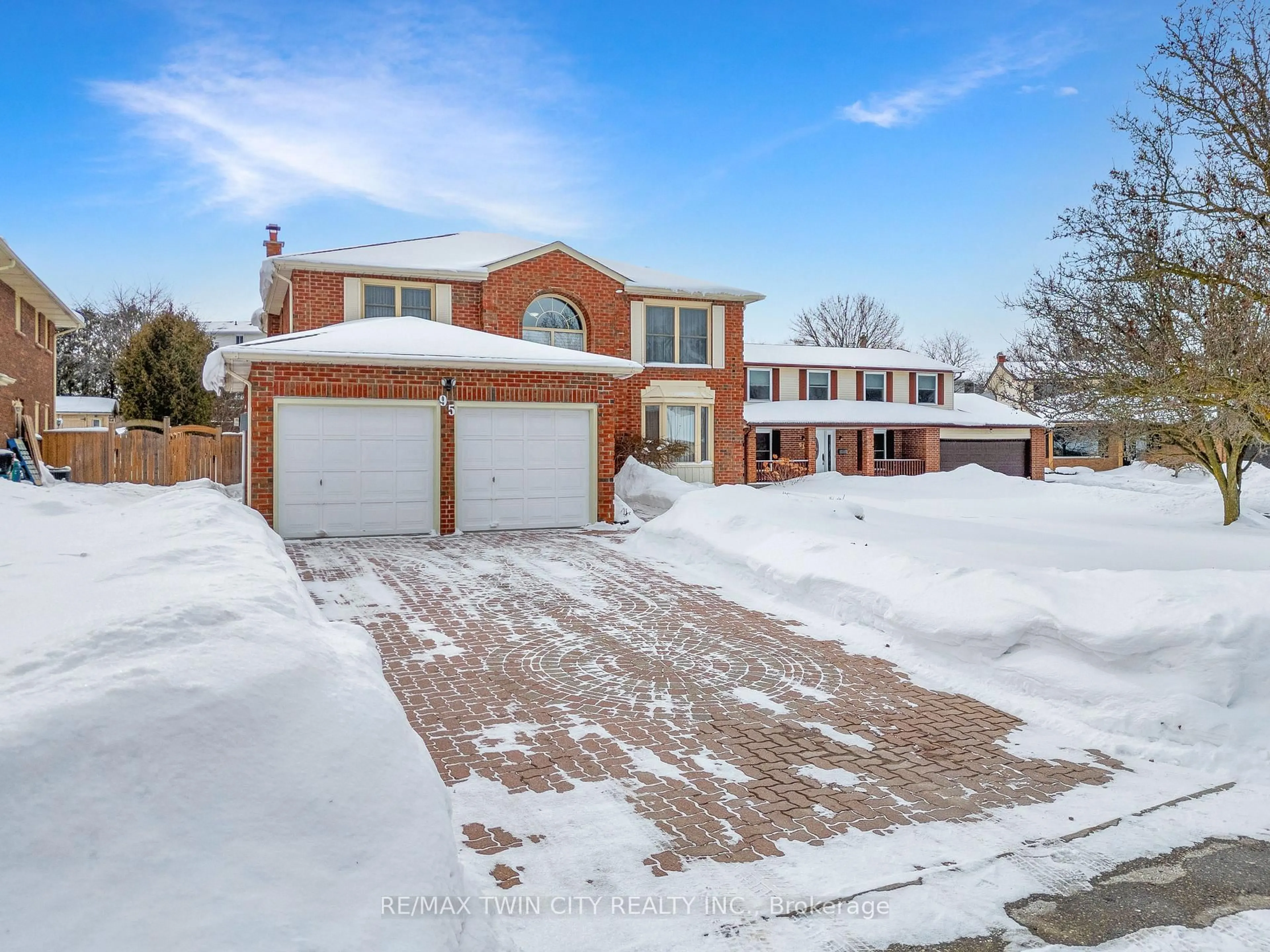 Home with brick exterior material, street for 95 Old Meadow Lane, Waterloo Ontario N2T 1V2