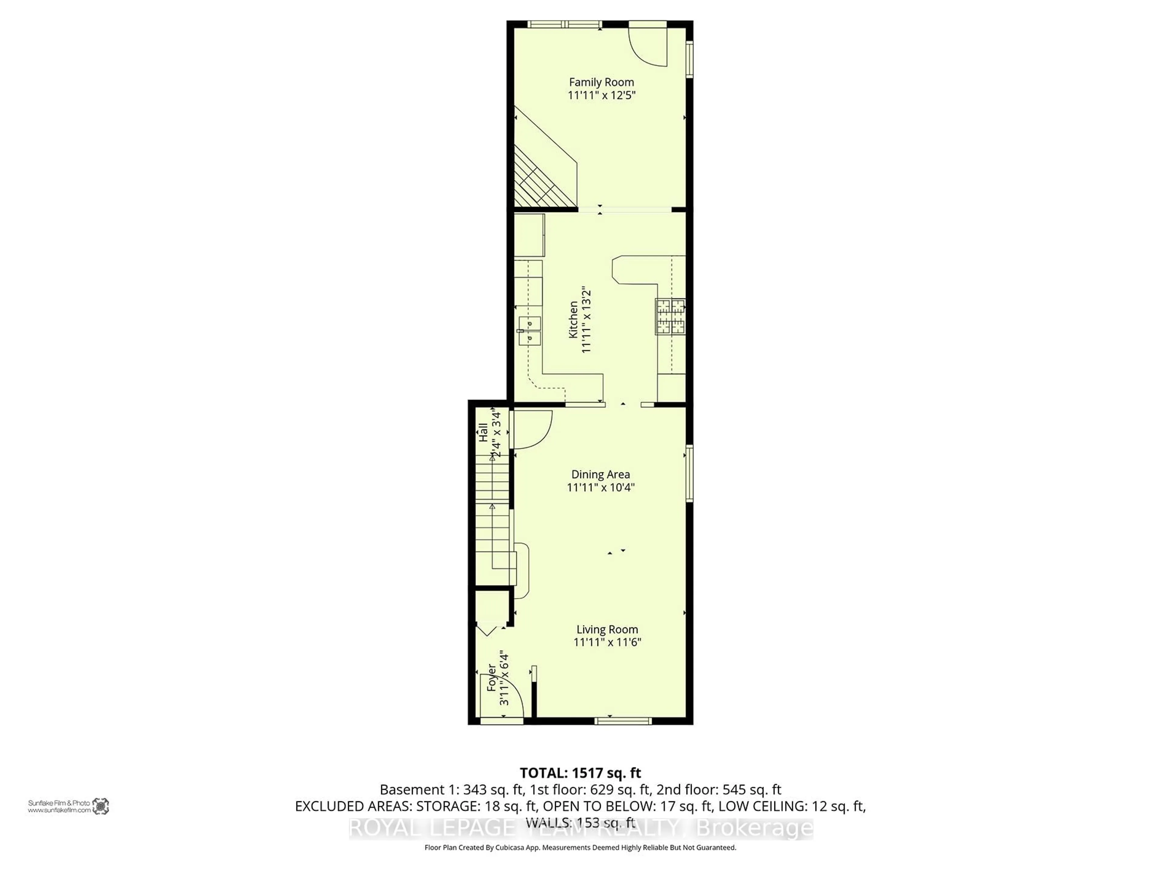 Floor plan for 76 Havelock St, Ottawa Ontario K1S 0A6