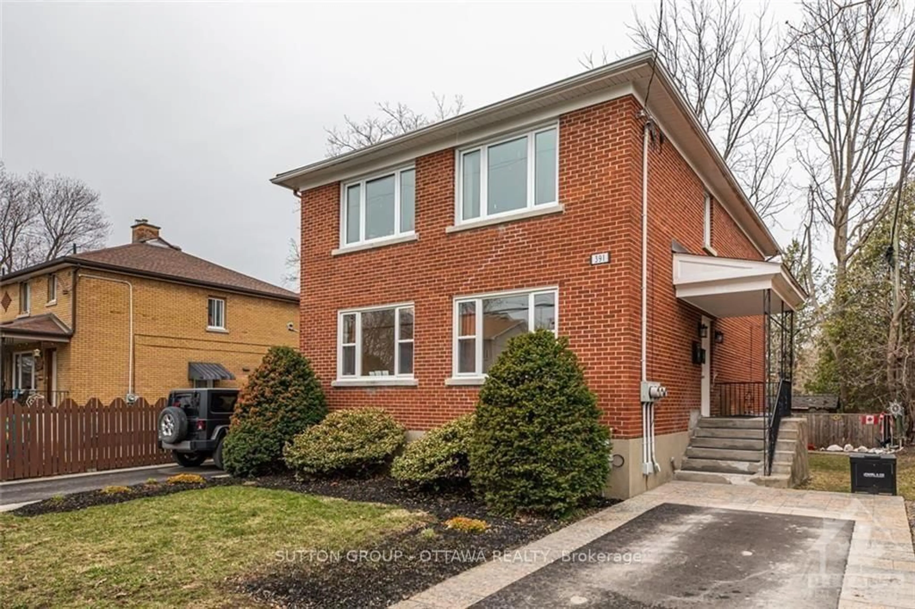 Home with brick exterior material, street for 391 Greenwood Ave, Ottawa Ontario K2A 0X4