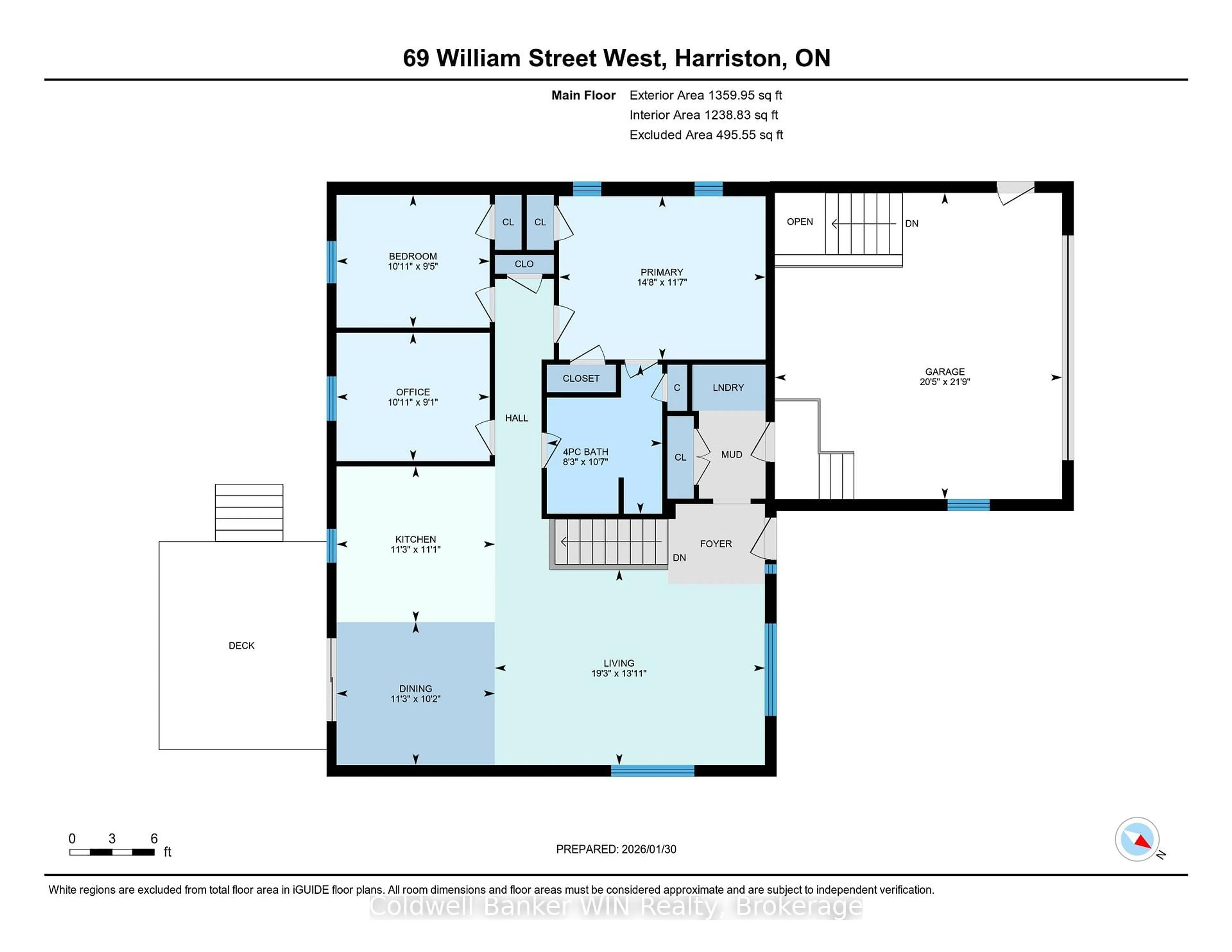 Floor plan for 69 William St, Minto Ontario N0G 1Z0