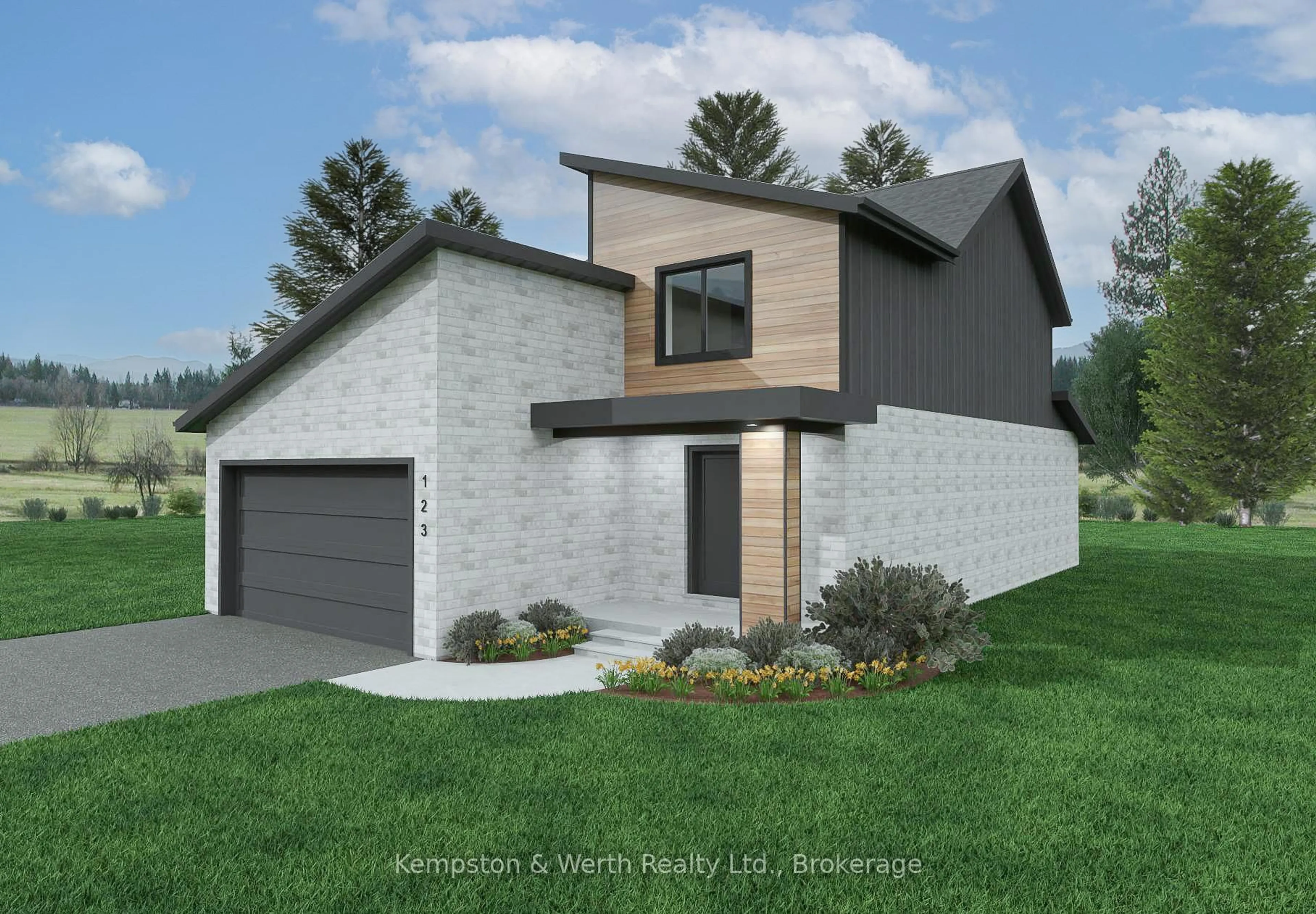 Home with brick exterior material, street for Lot 20 Featherstone St, North Perth Ontario N4W 3C3