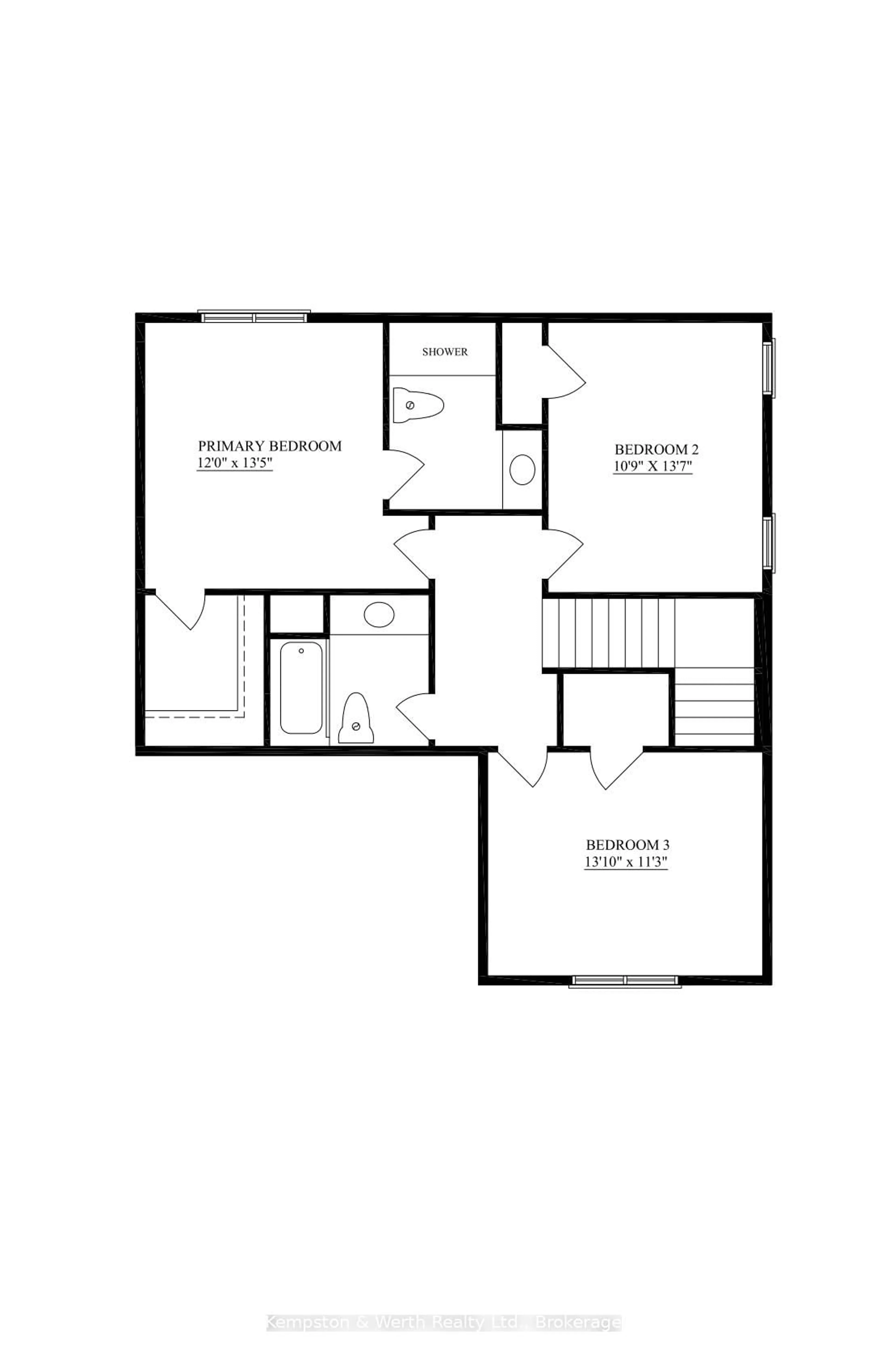 Floor plan for Lot 20 Featherstone St, North Perth Ontario N4W 3C3