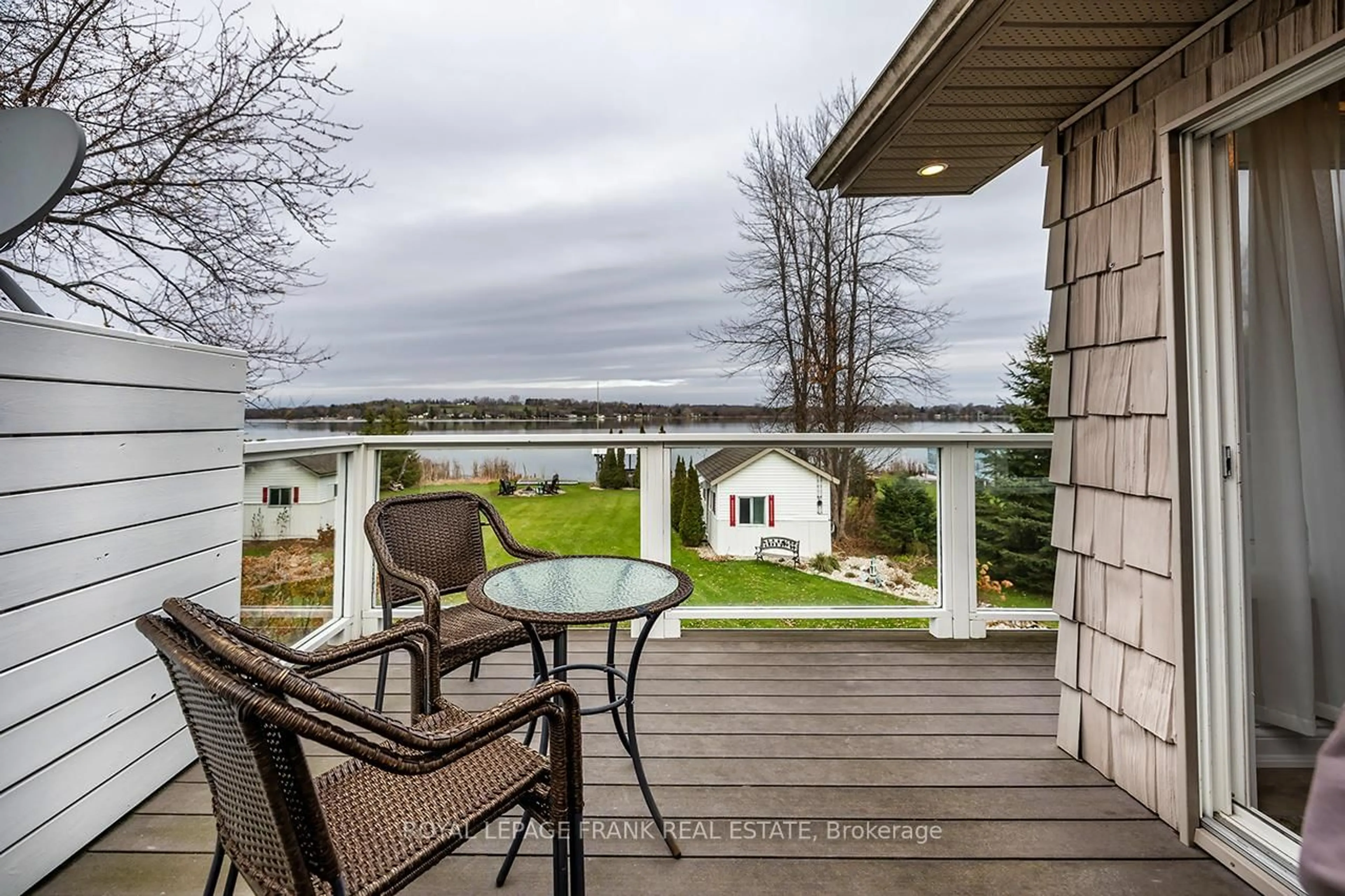 Patio, water/lake/river/ocean view for 25 Shelley Dr, Kawartha Lakes Ontario K0M 2C0