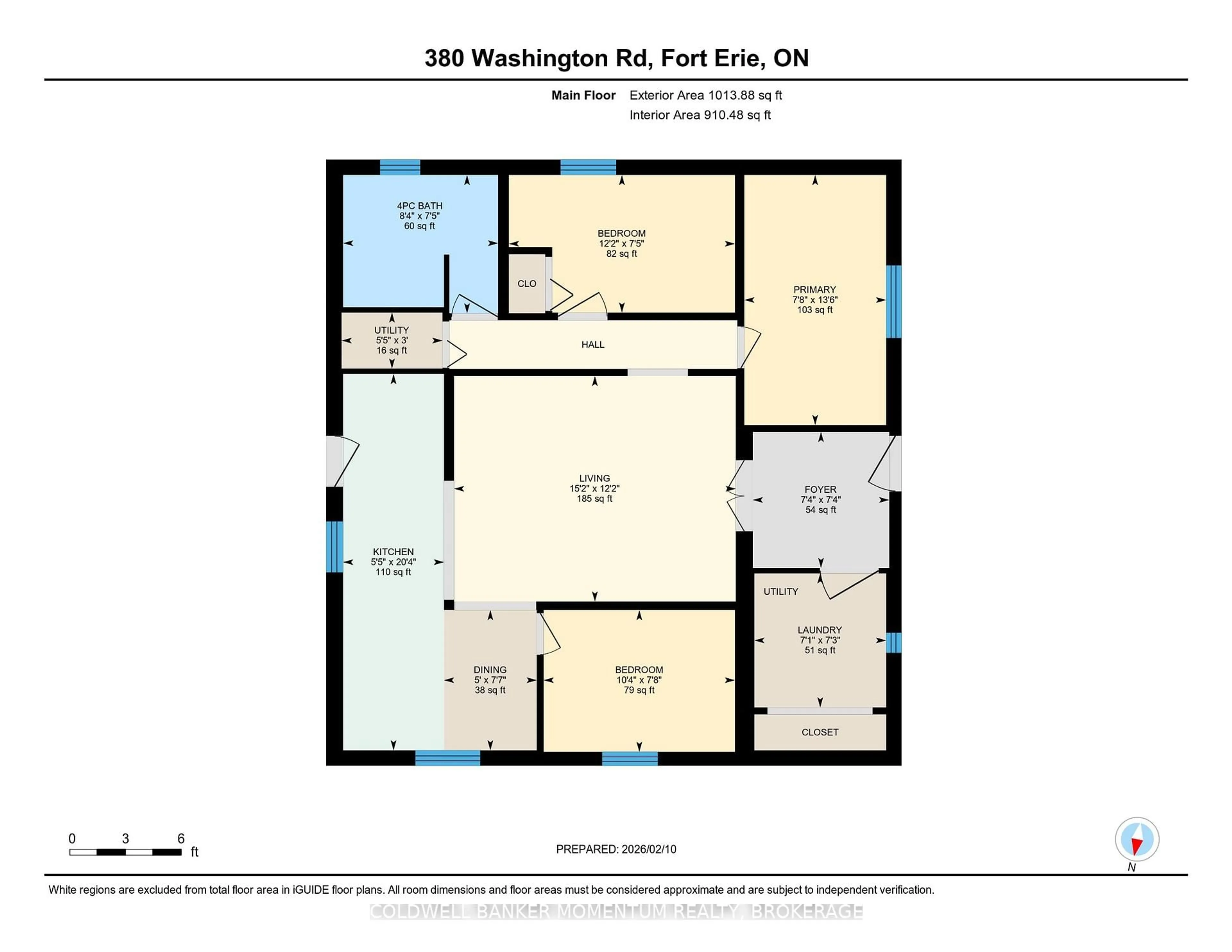 Floor plan for 380 Washington Rd, Fort Erie Ontario L2A 4K4