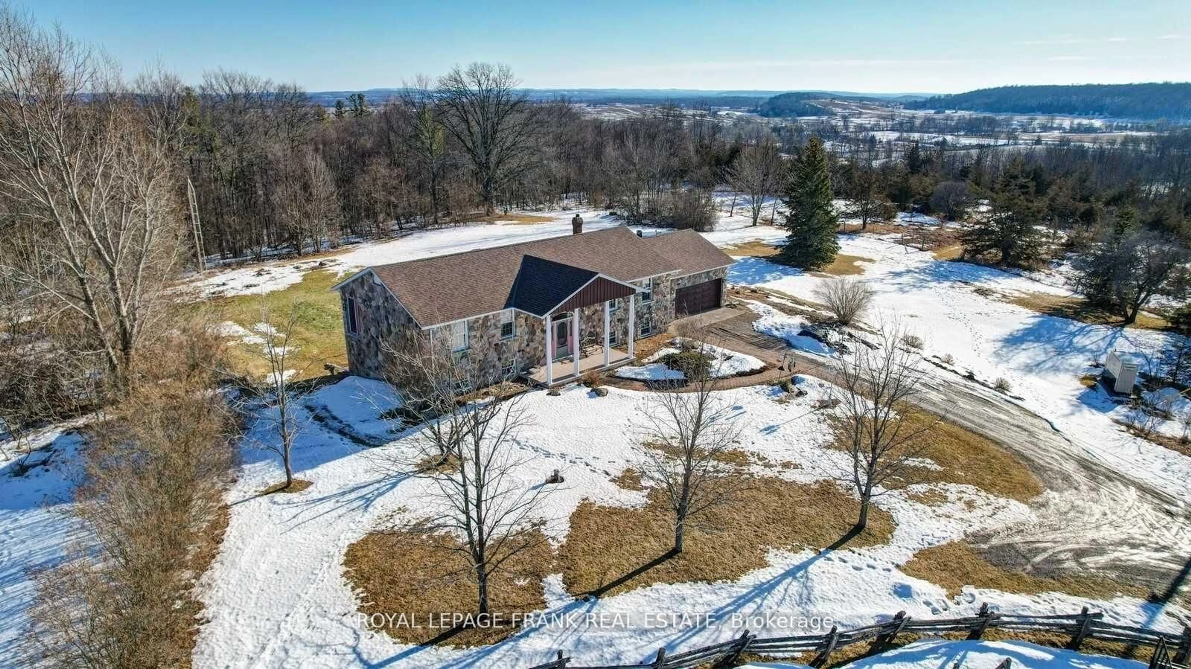 A pic from outside/outdoor area/front of a property/back of a property/a pic from drone, unknown for 3071 5th Line E, Trent Hills Ontario K0L 1L0