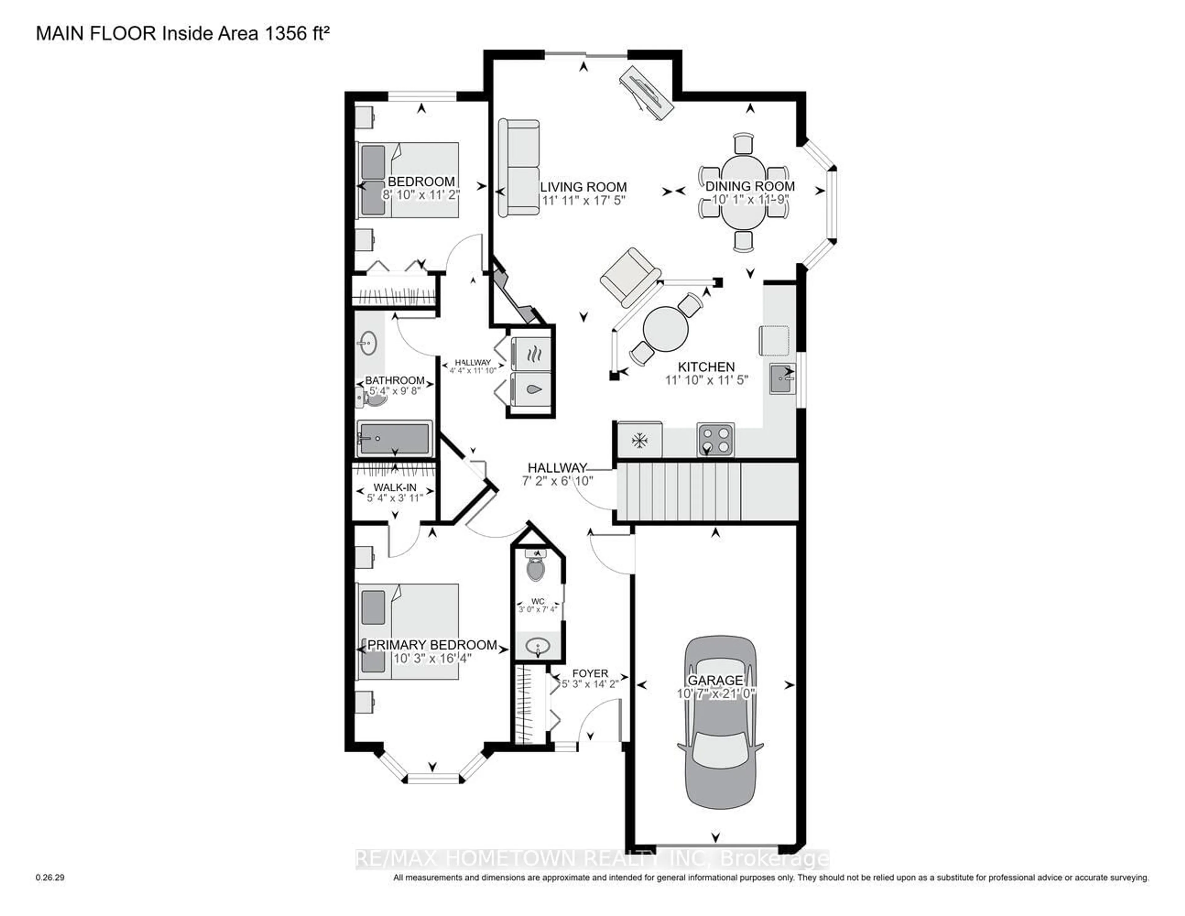 Floor plan for 41 Wilmot Young Place St, Brockville Ontario K6V 7H5