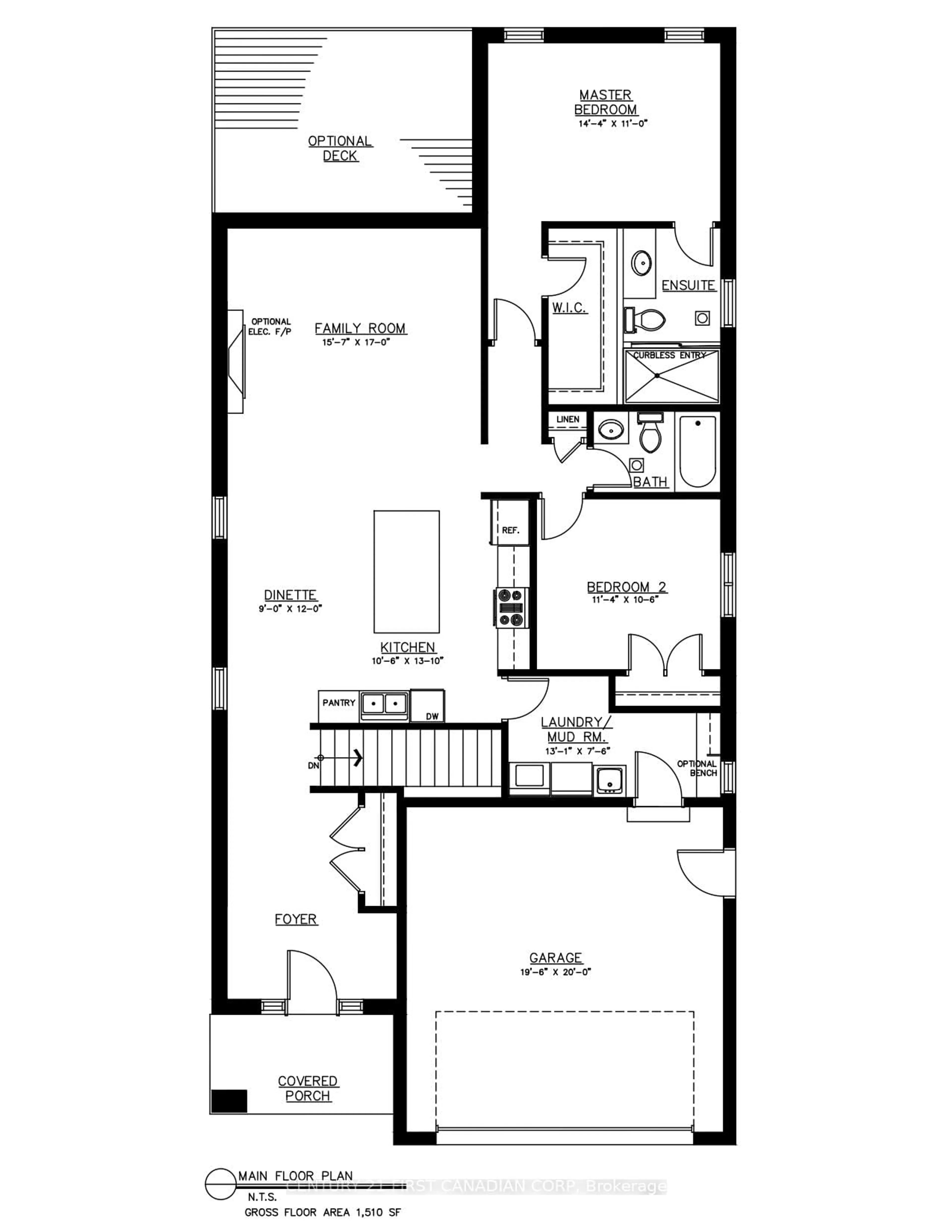 Floor plan for 3104 GILLESPIE Tr, London South Ontario N6P 0K6