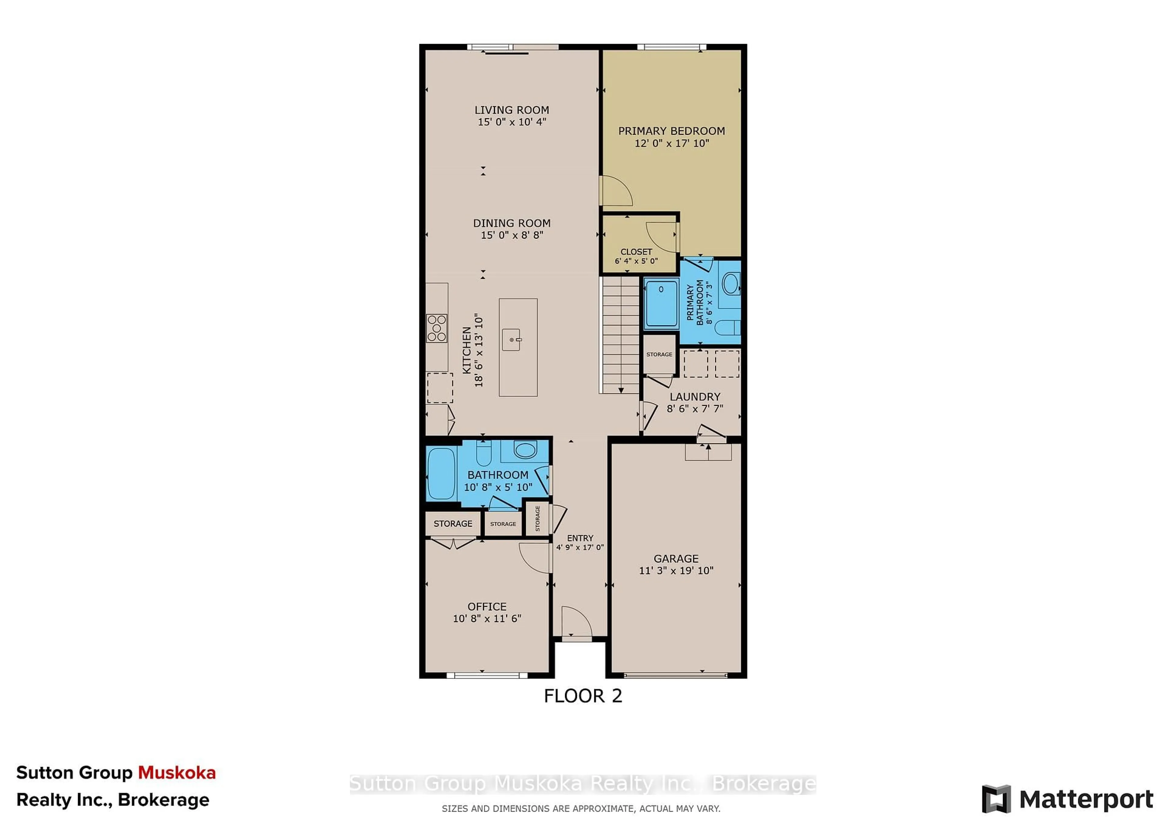 Floor plan for 9 Jack St, Huntsville Ontario P1H 0G4