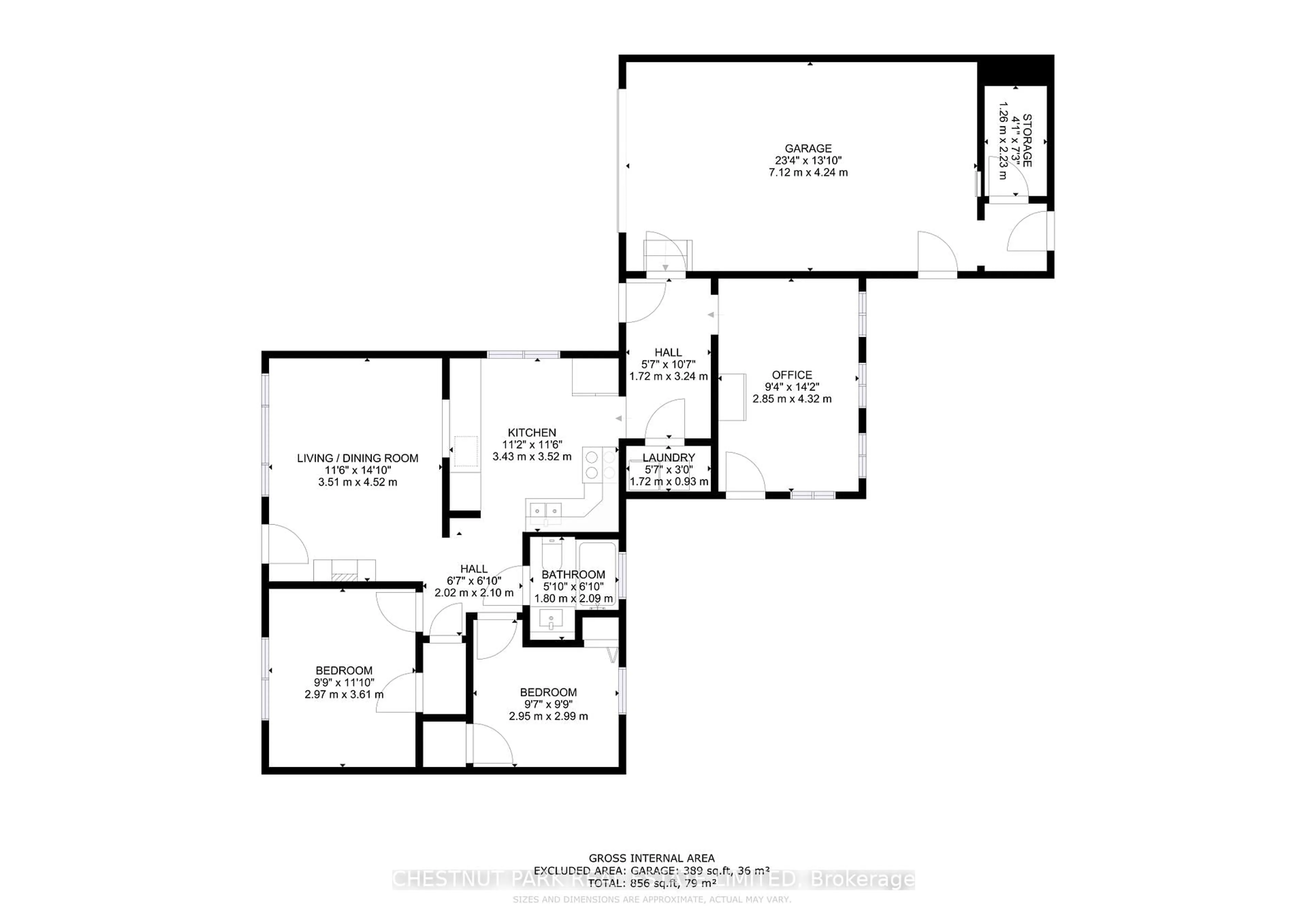 Floor plan for 110 Karl St, Belleville Ontario K8N 1J9