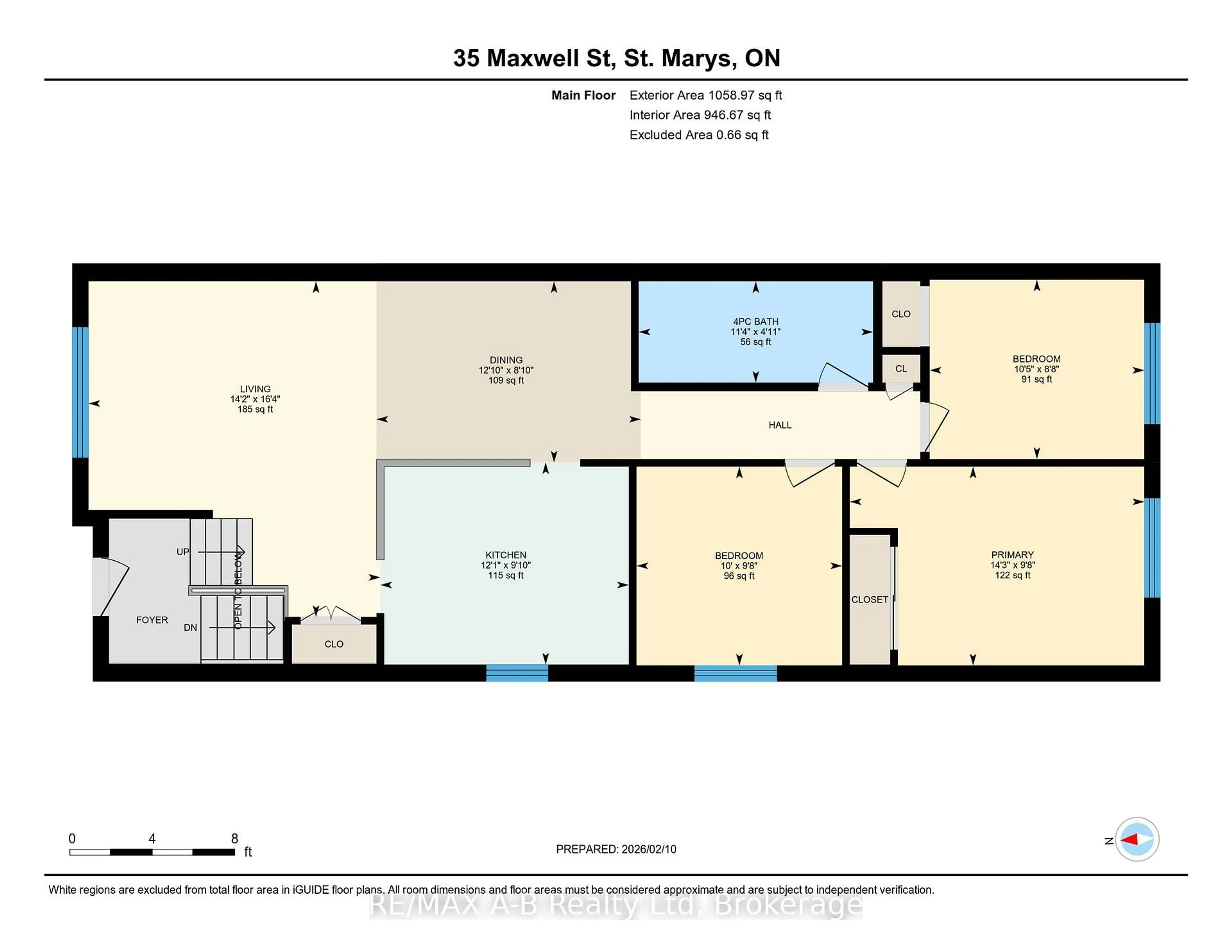 Floor plan for 35 Maxwell St, St. Marys Ontario N4X 1B3