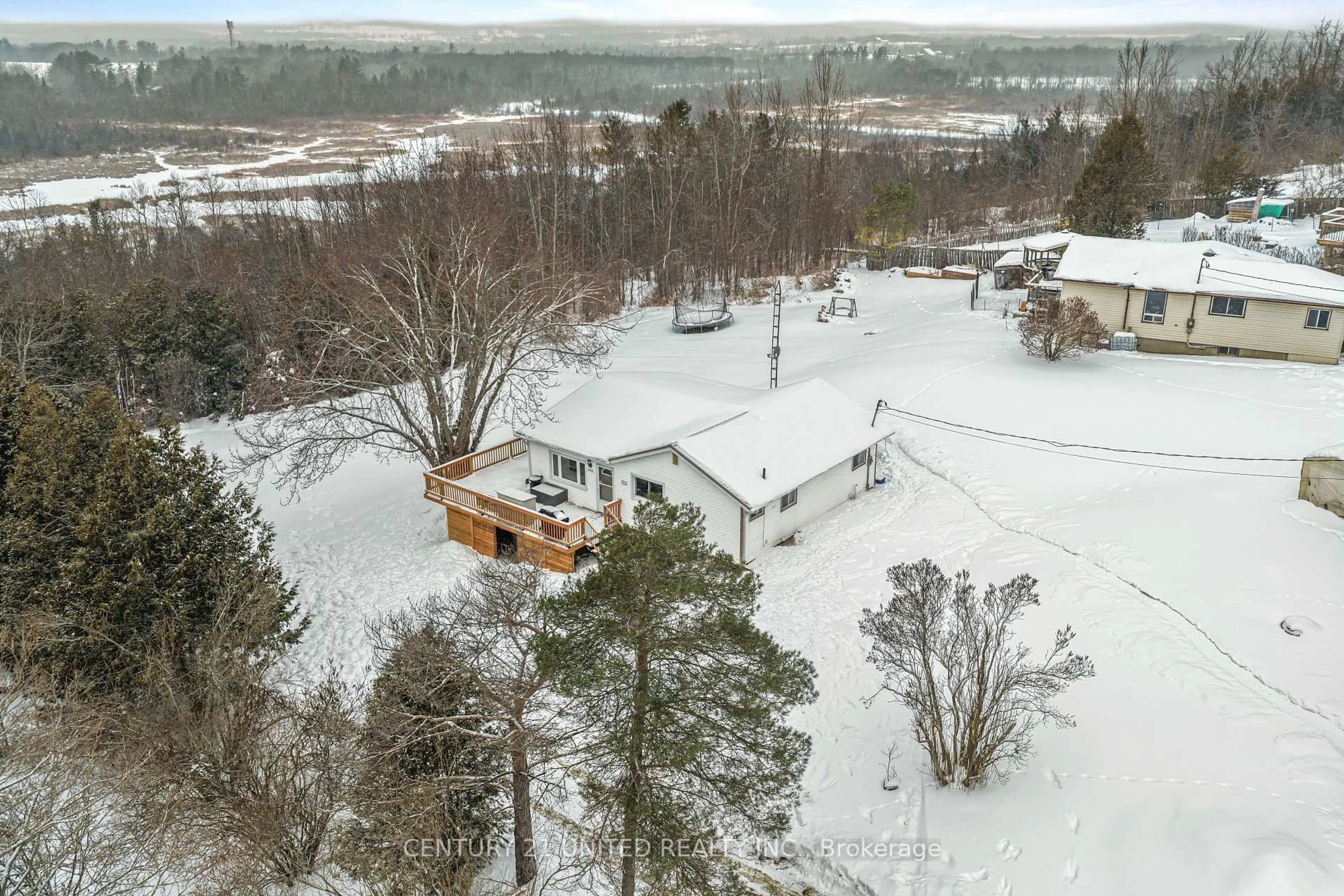 A pic from outside/outdoor area/front of a property/back of a property/a pic from drone, mountain view for 306 Indian Tr, Asphodel-Norwood Ontario K0L 1Y0