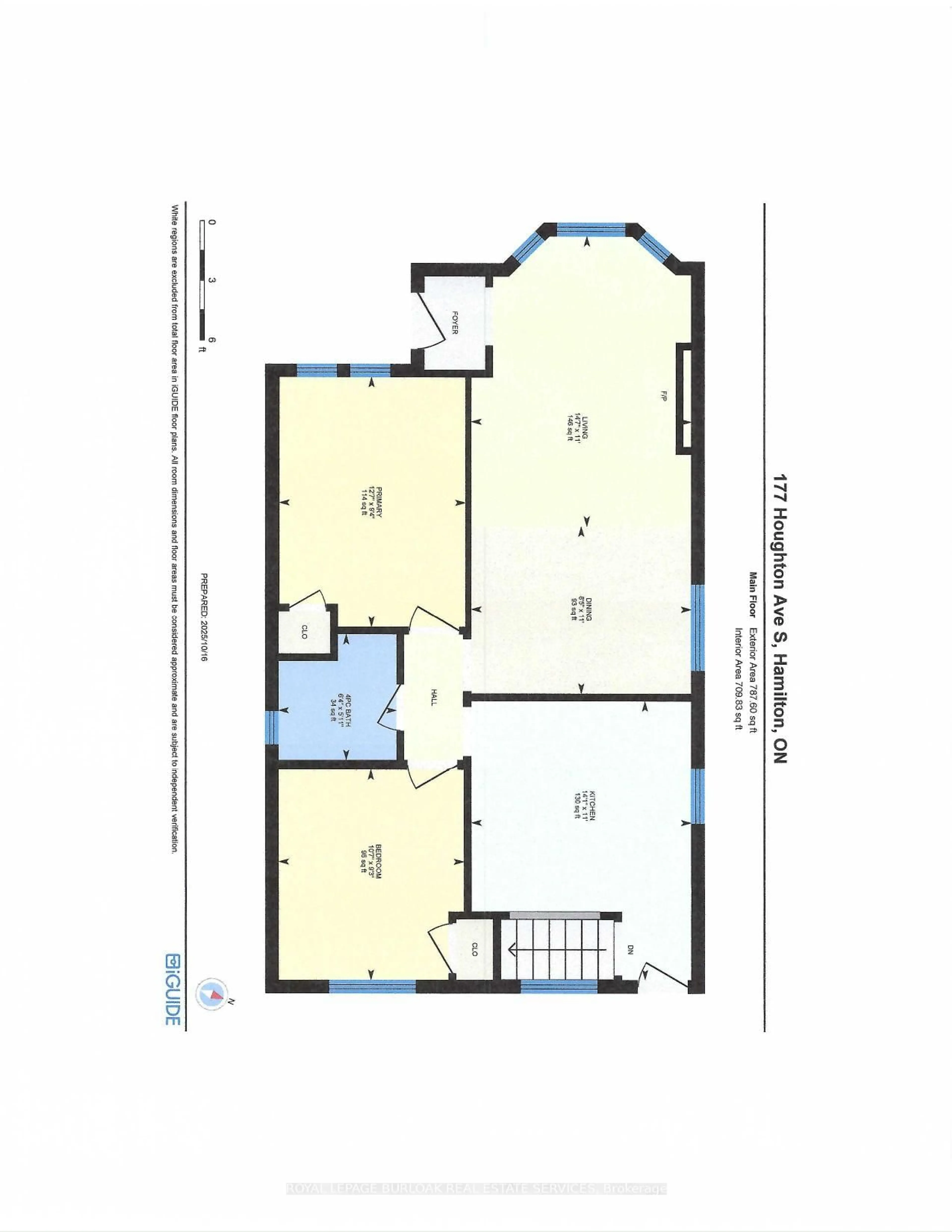 Floor plan for 177 Houghton Ave, Hamilton Ontario L8K 2N1