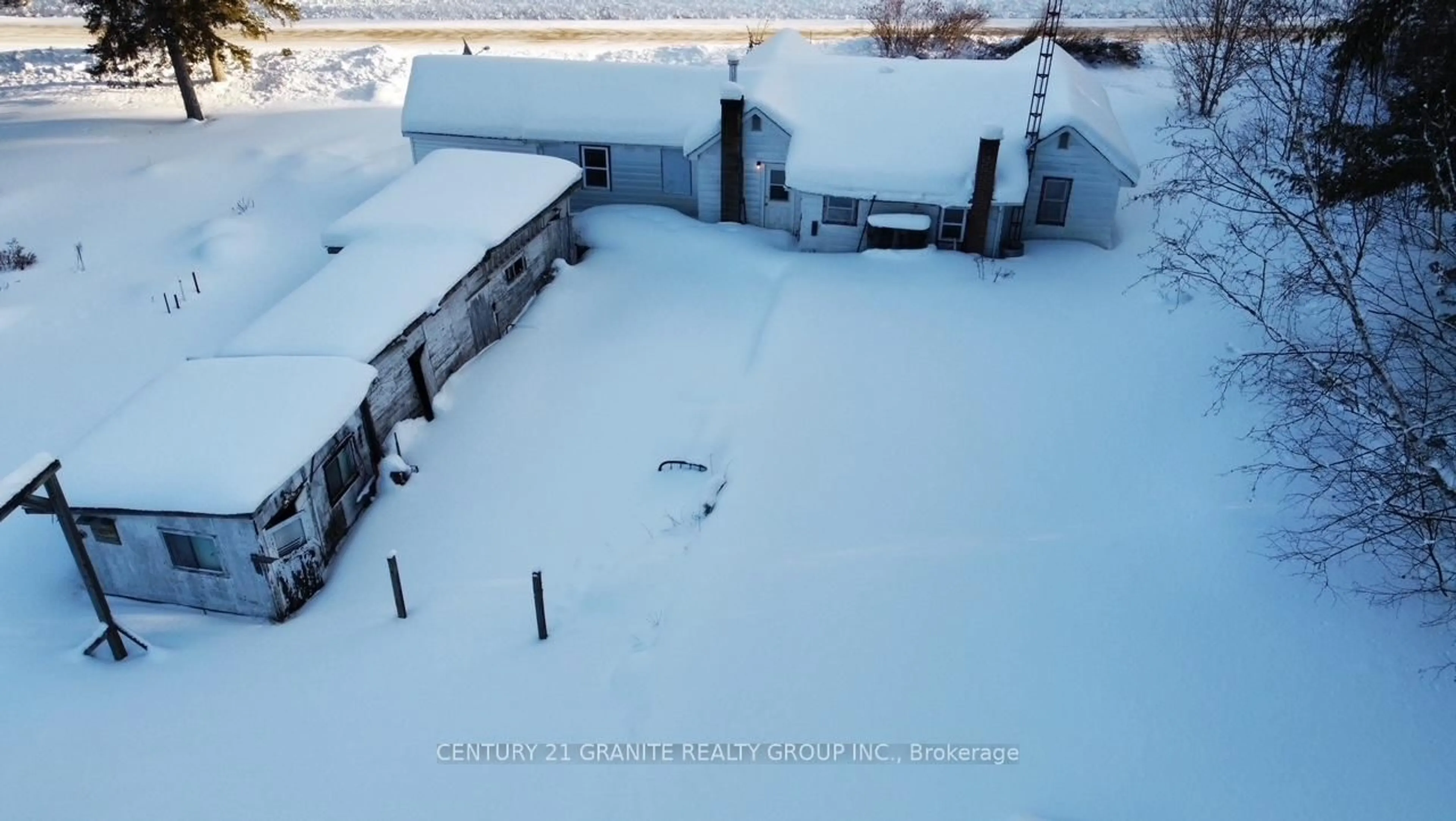 A pic from outside/outdoor area/front of a property/back of a property/a pic from drone, building for 344 Church Rd, Maynooth Ontario K0L 2S0
