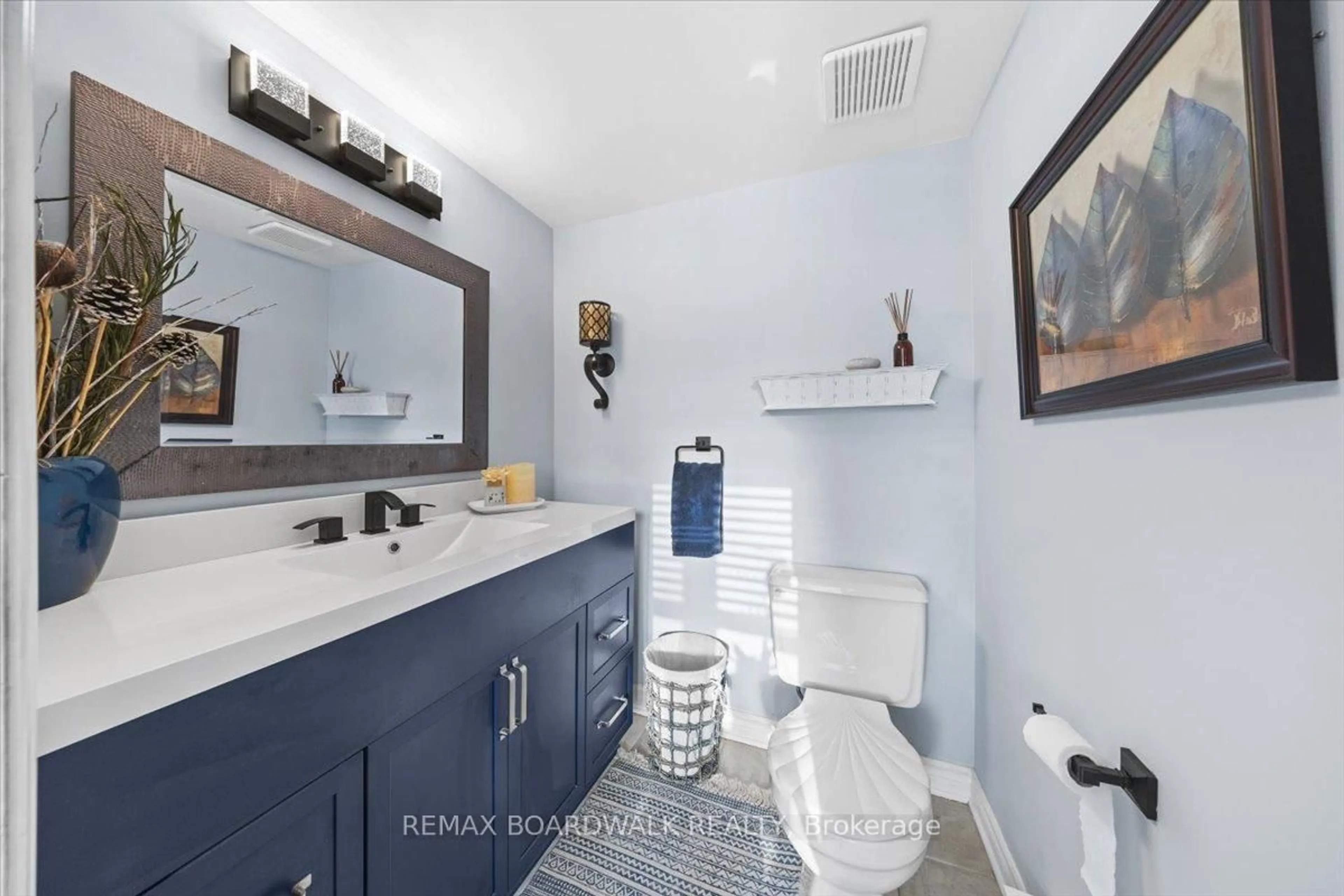 Contemporary bathroom, ceramic/tile floor for 6623 Bilberry Dr #A, Ottawa Ontario K1C 4N5