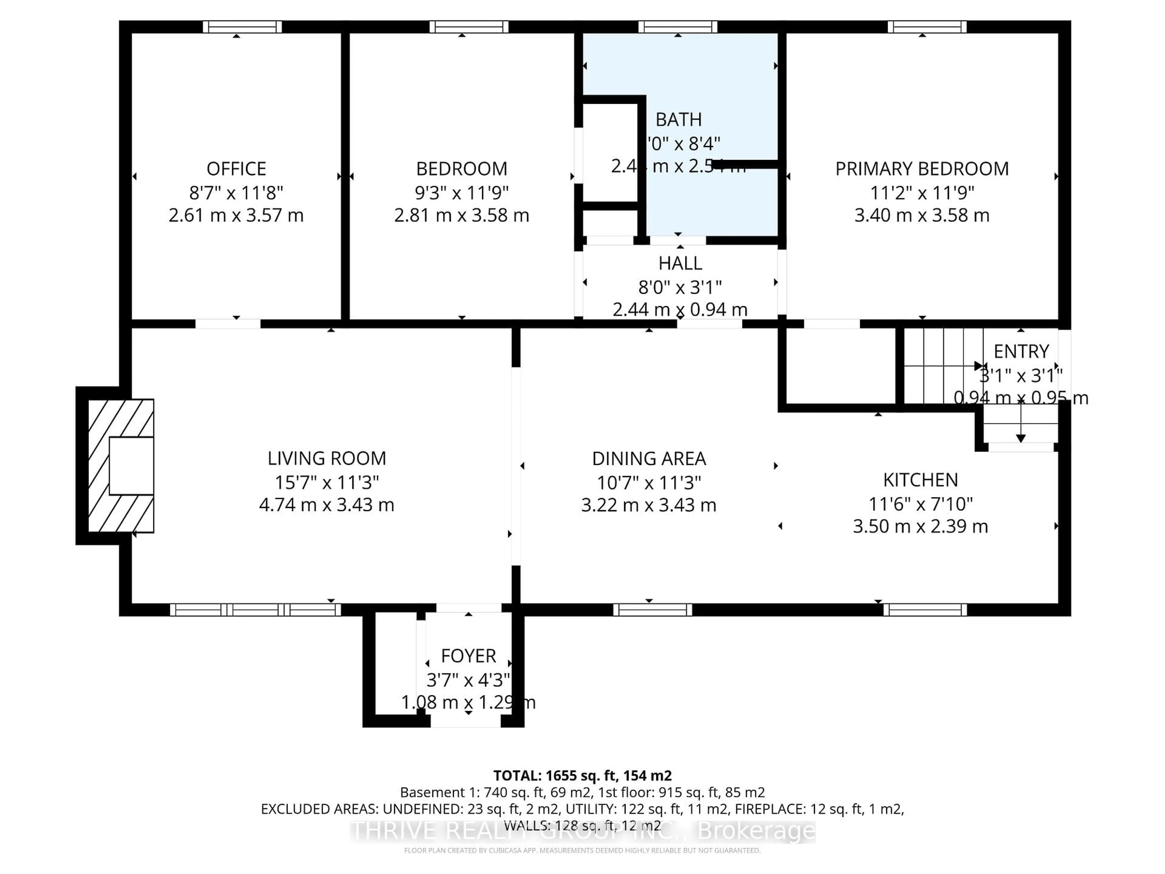Floor plan for 34 Devonshire Ave, London South Ontario N6C 2H4