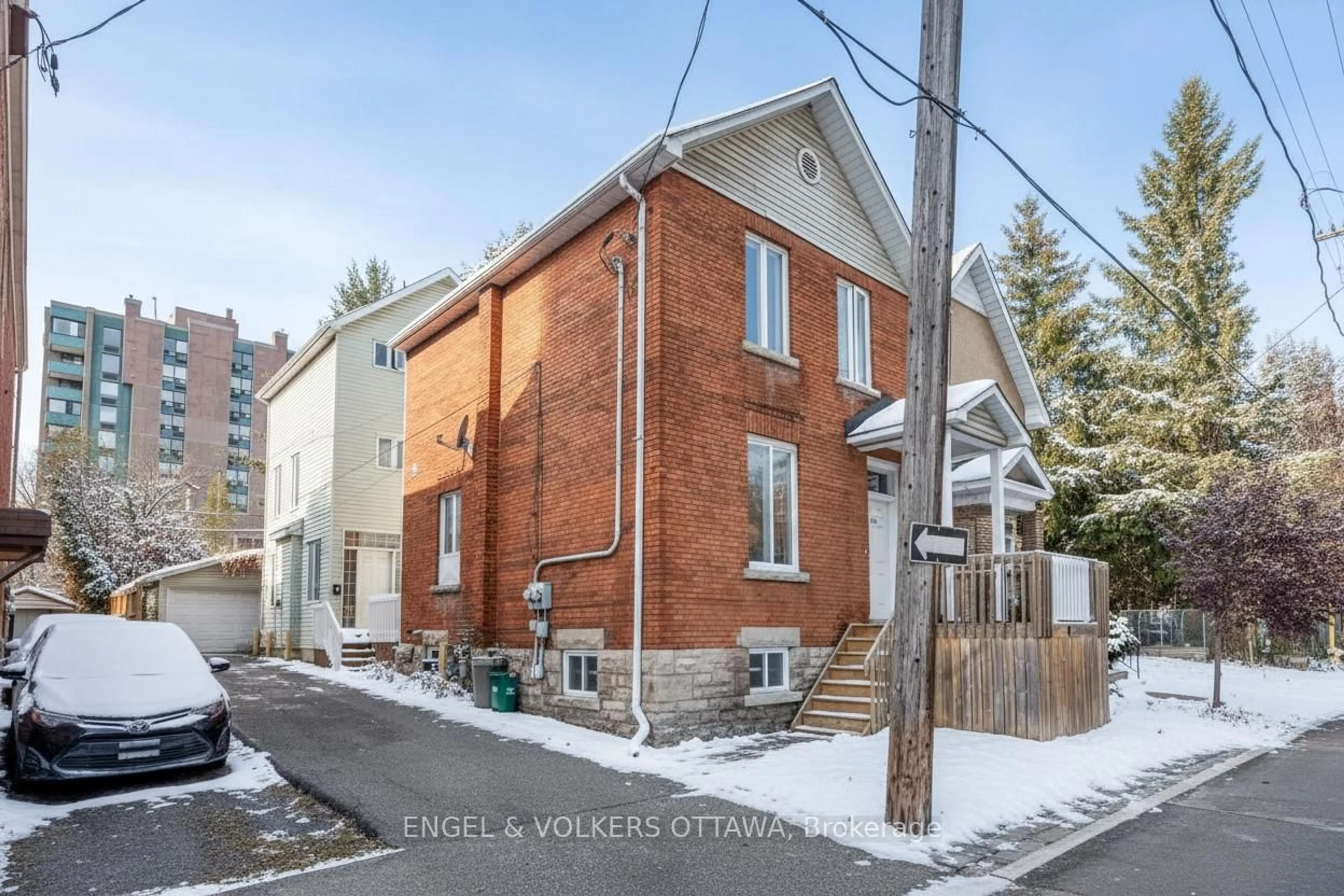 Home with brick exterior material, street for 116 Cambridge St #A & B, Ottawa Ontario K1R 7A7