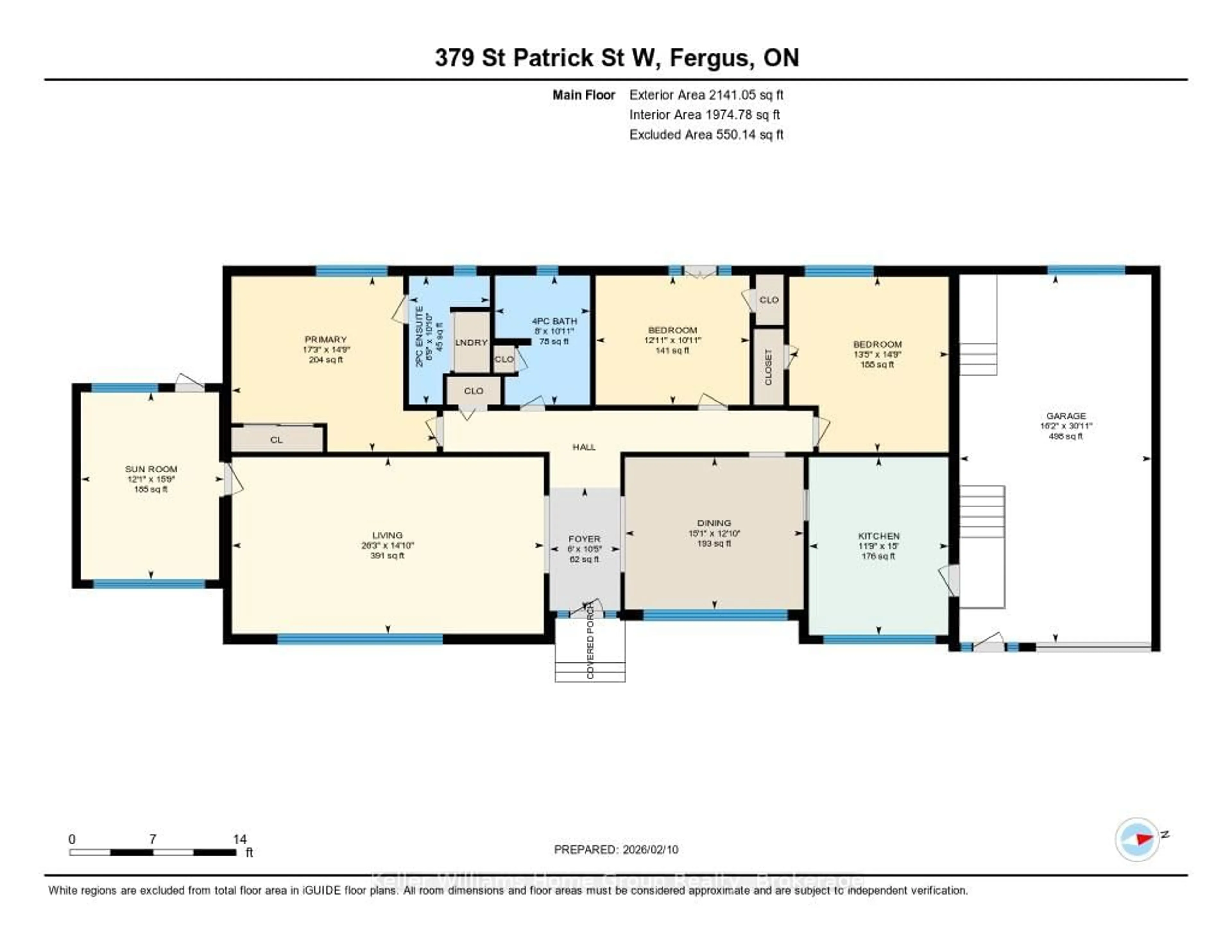 Floor plan for 379 St Patrick St, Centre Wellington Ontario N1M 1L8