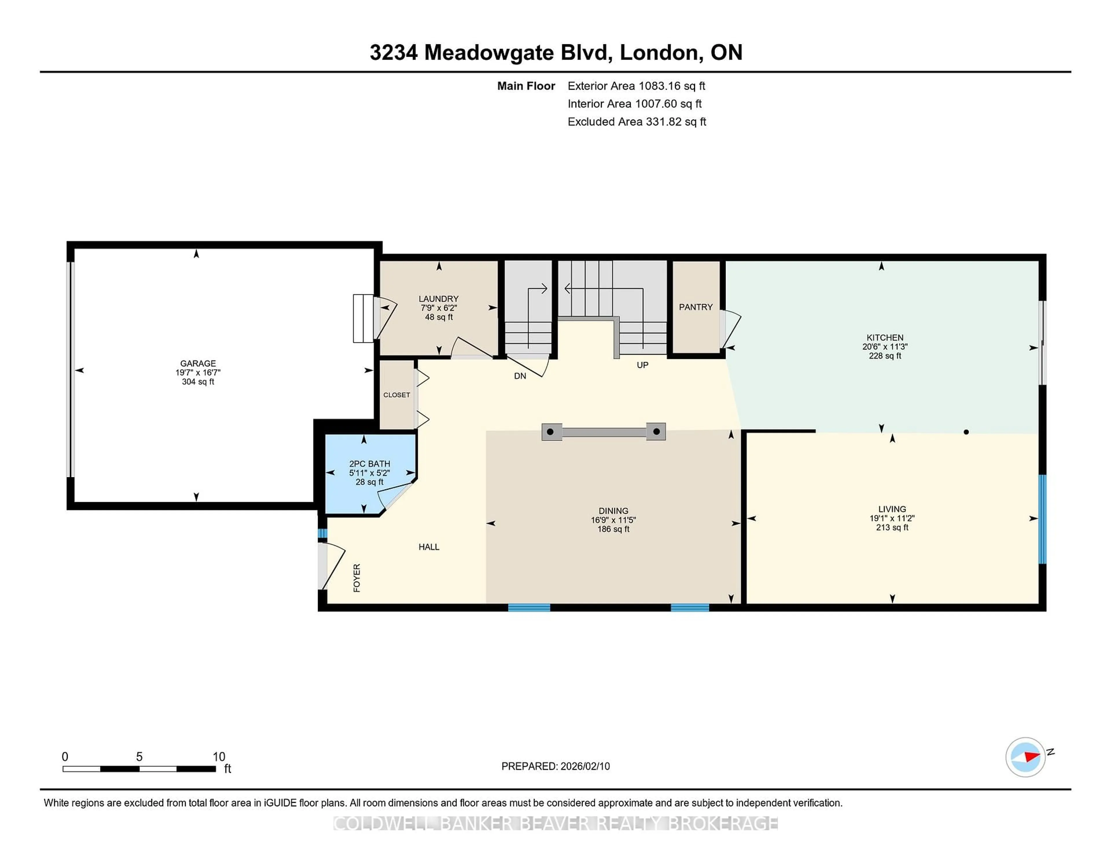Floor plan for 3234 Meadowgate Blvd, London South Ontario N6M 0B7