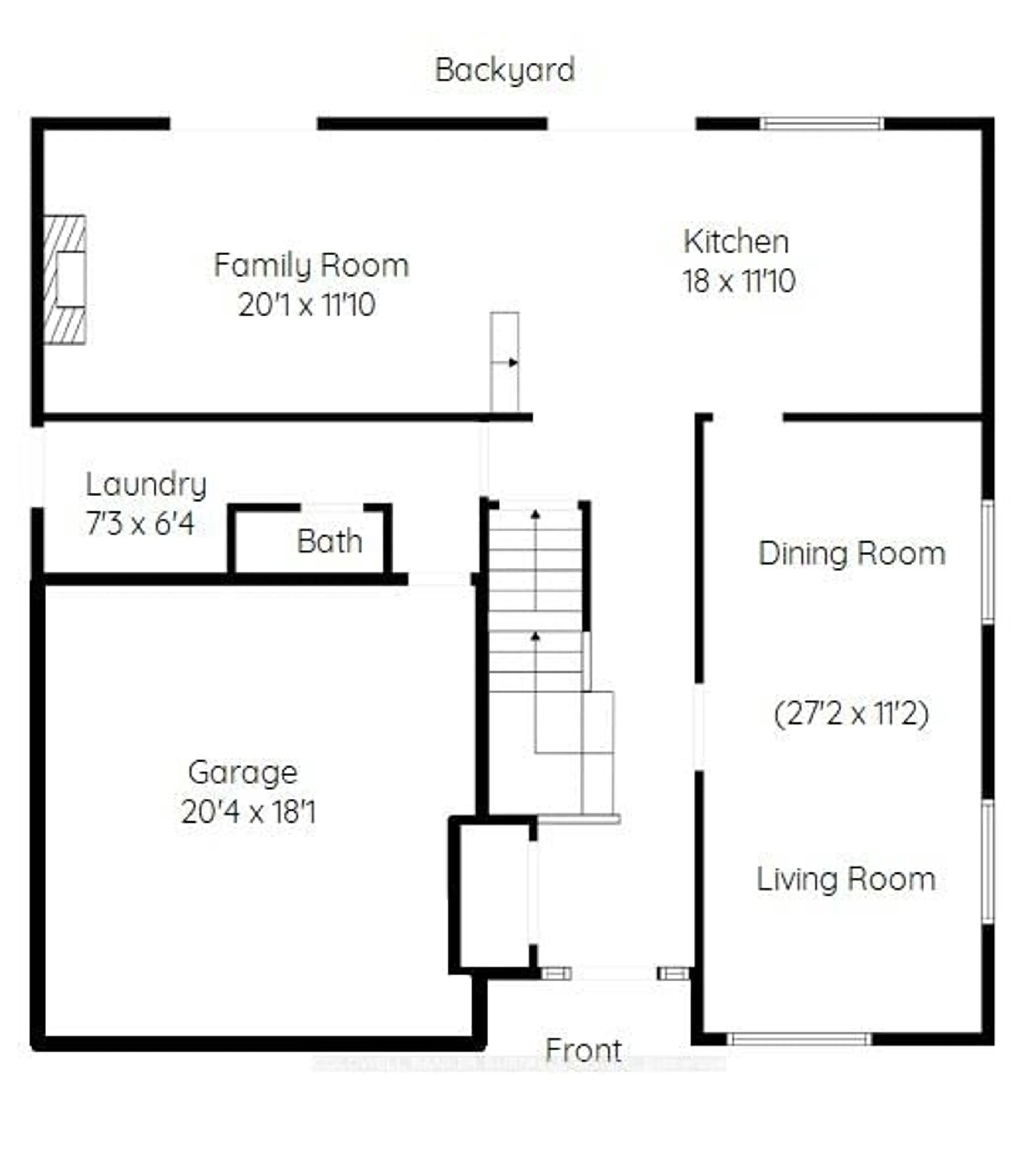 Floor plan for 12 Ben Nevis Dr, Hamilton Ontario L8G 4J6