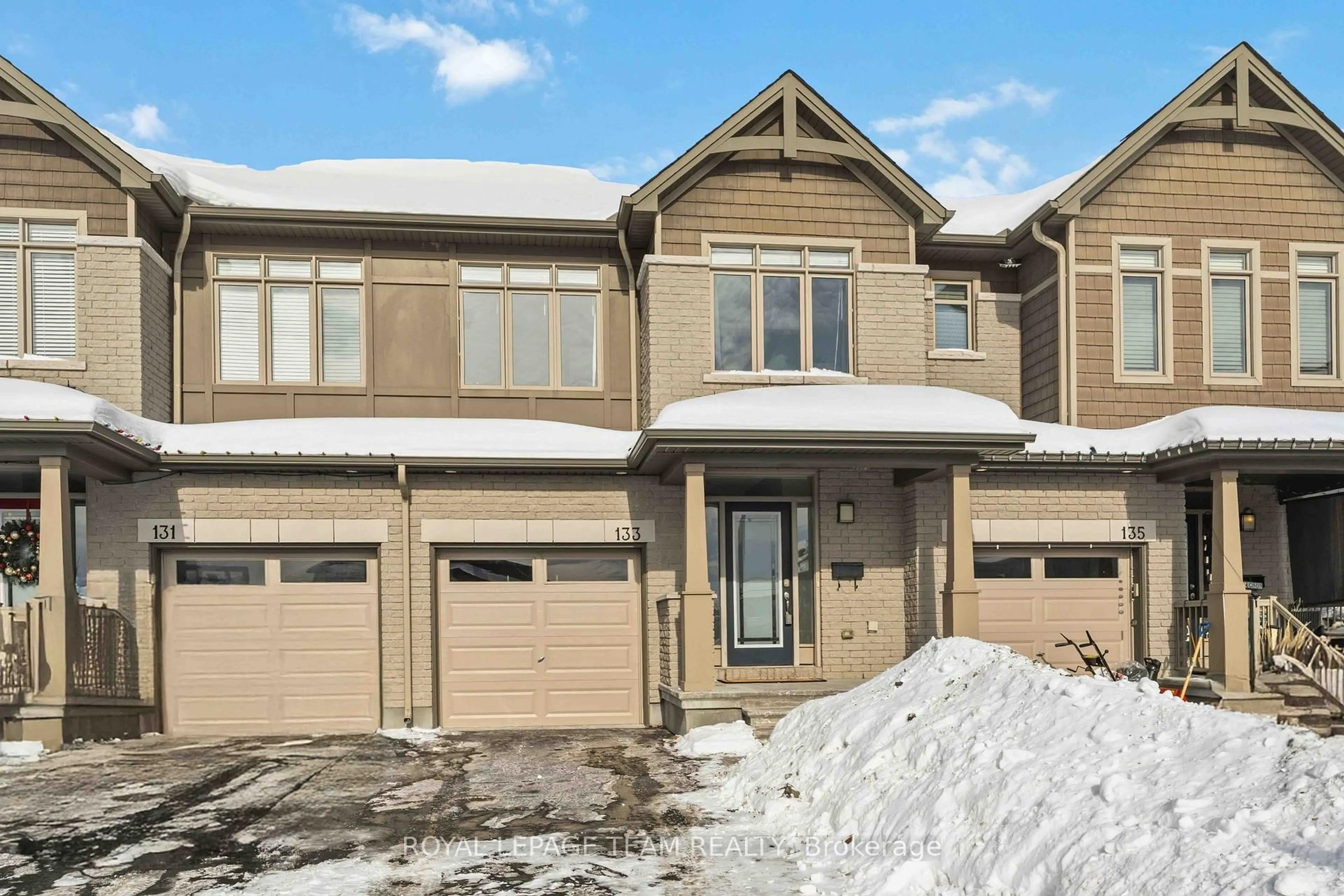 Home with brick exterior material, street for 133 Chevron Pl, Orleans Ontario K1W 0L6