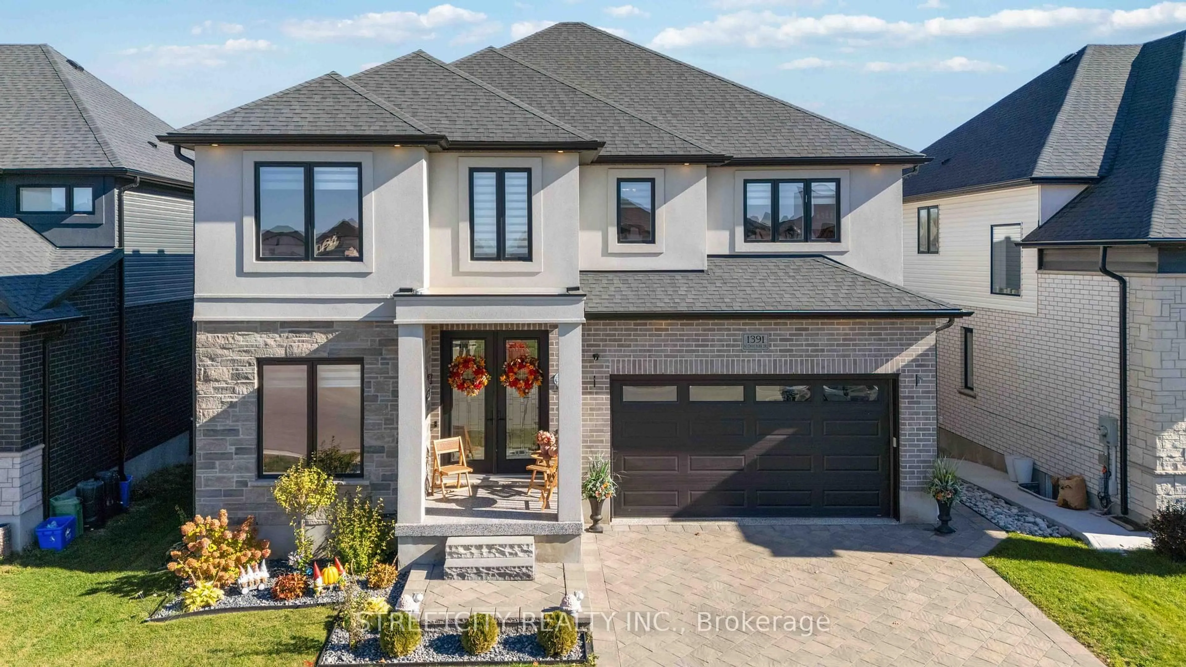 Home with brick exterior material, street for 1391 Medway Park Dr, London North Ontario N6G 0Z6
