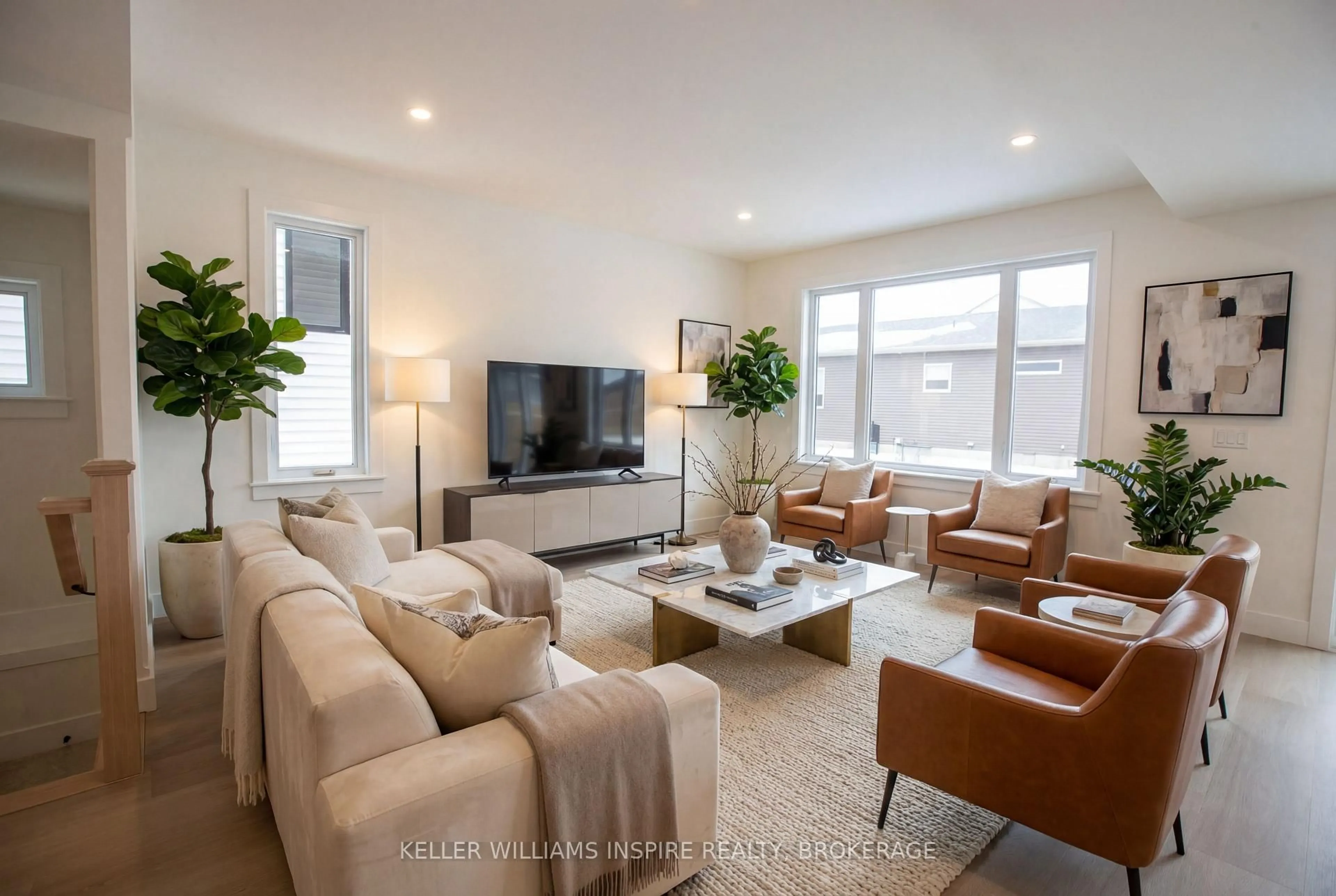 Living room with furniture, unknown for 132 McDonough Cres, Loyalist Ontario K7N 0A4