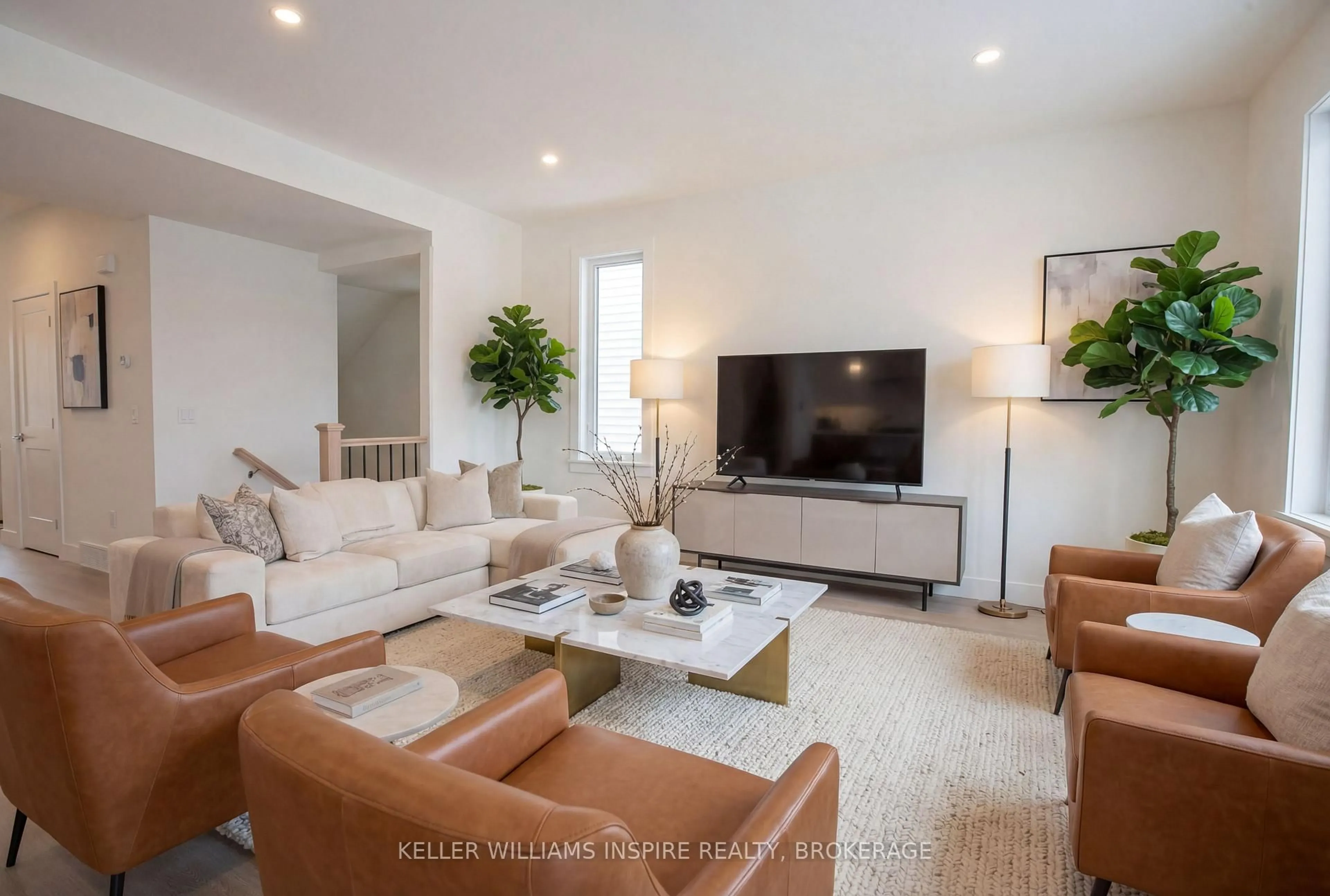 Living room with furniture, unknown for 132 McDonough Cres, Loyalist Ontario K7N 0A4