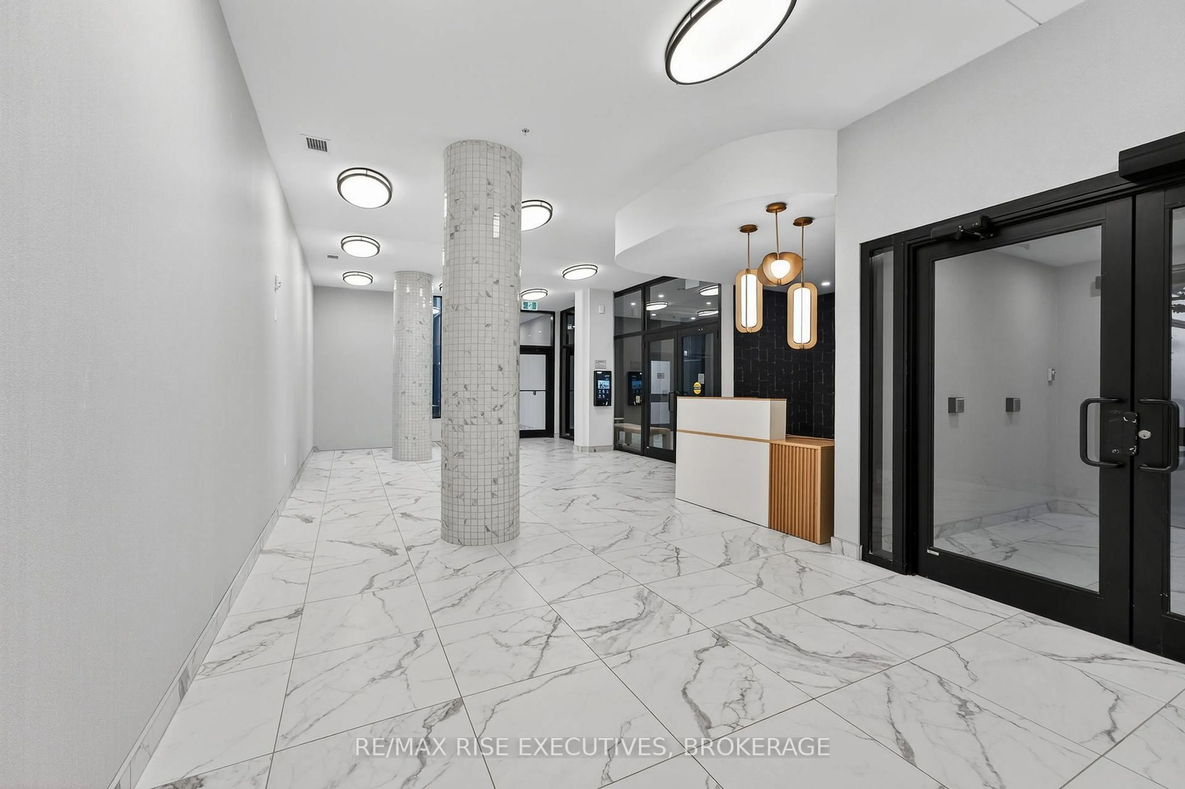 Indoor foyer for 223 Princess St #810, Kingston Ontario K7L 1B3