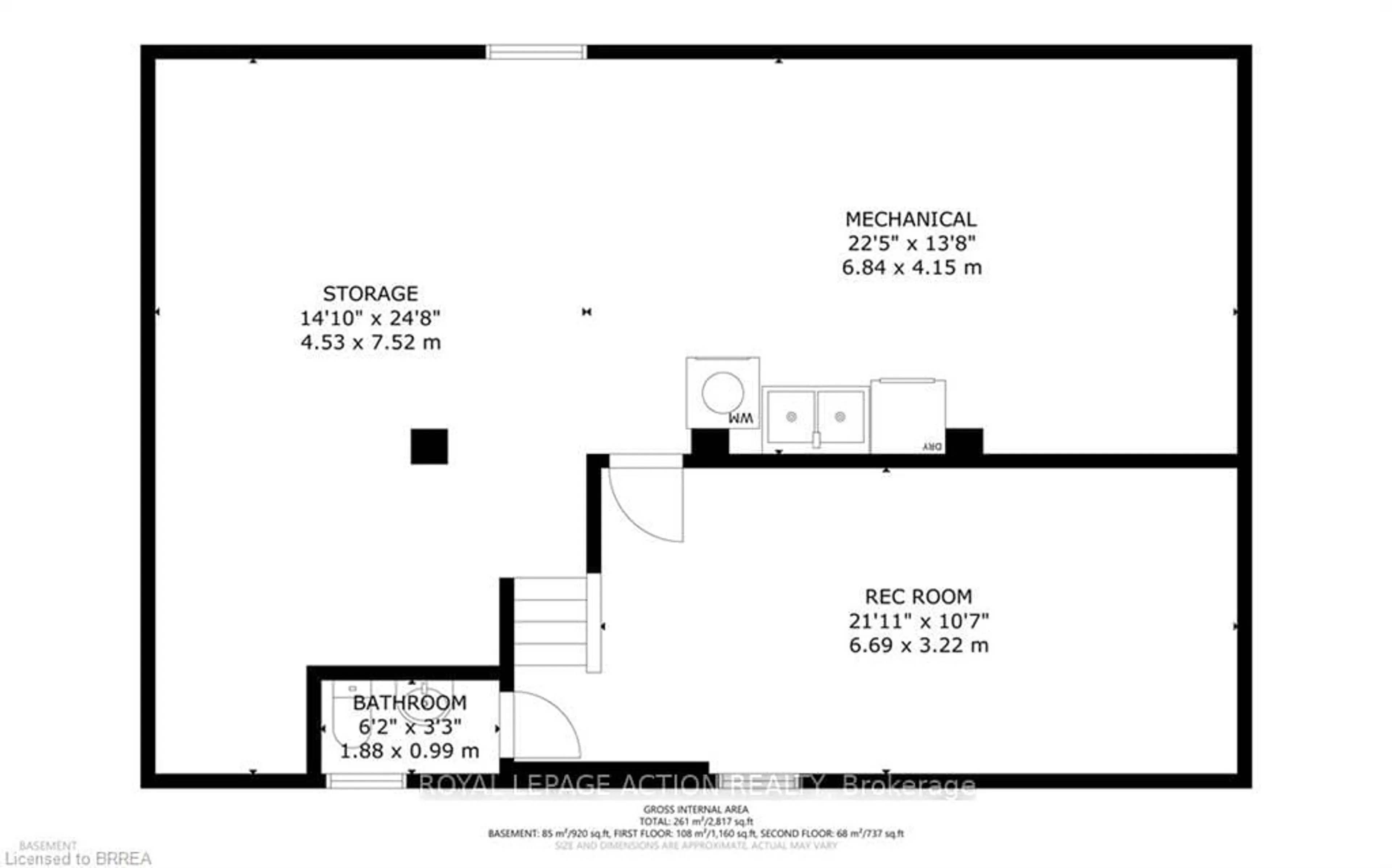 Floor plan for 42 East 31st St, Hamilton Ontario L8V 3N7