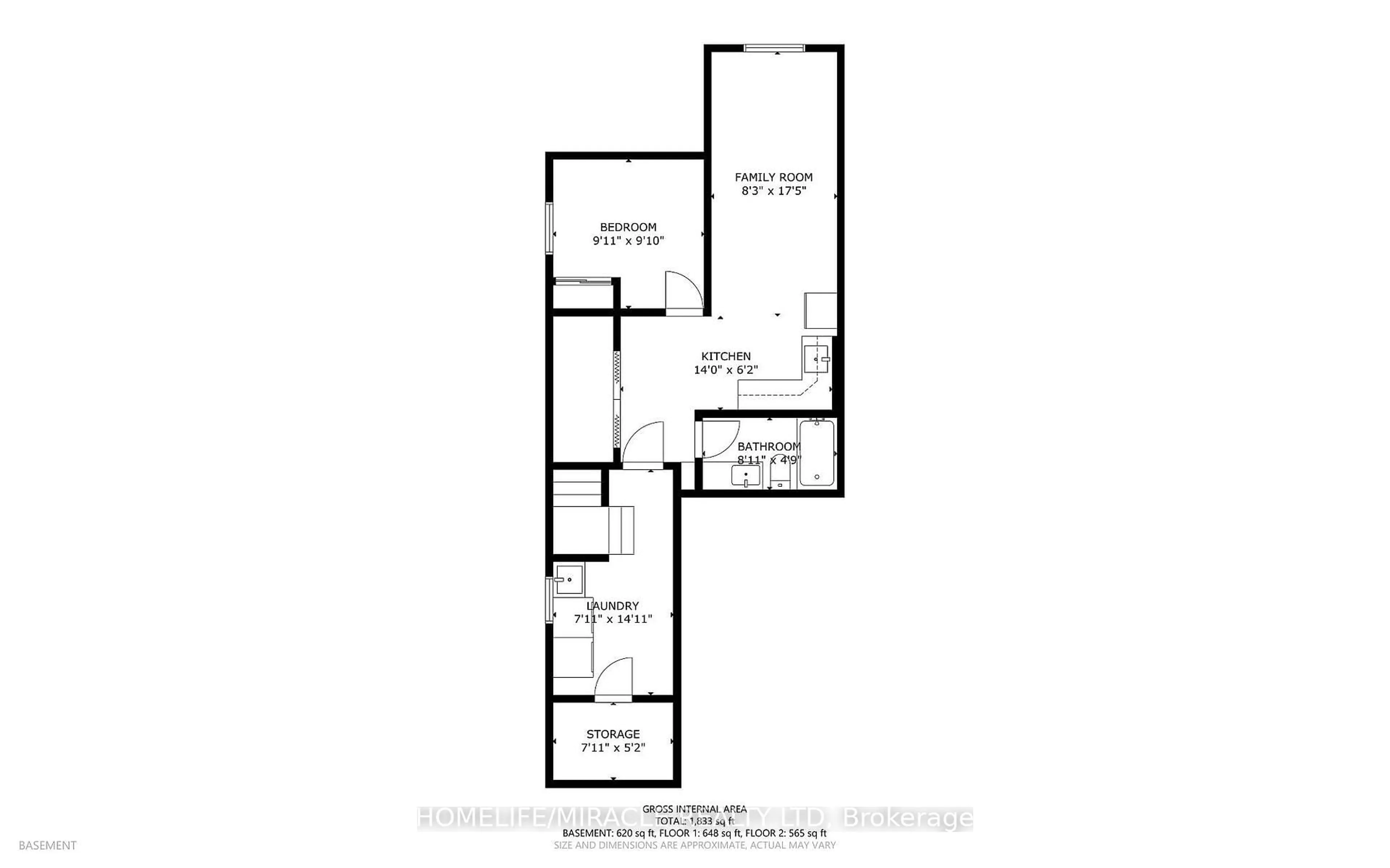 Floor plan for 25 Breesegarden Lane, Guelph Ontario N1E 7H1