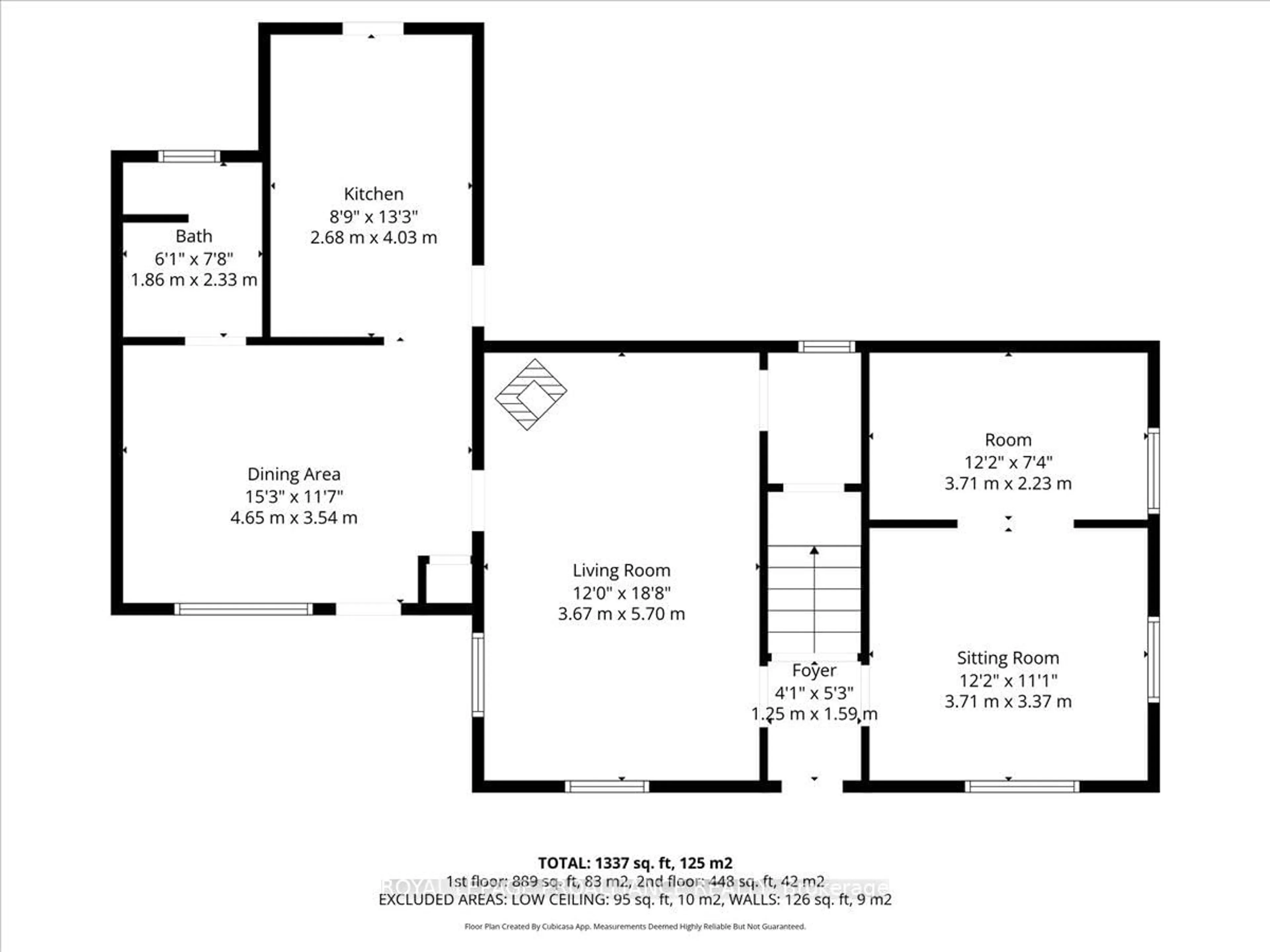 Floor plan for 1279 Moira Rd, Belleville Ontario K0K 2Y0