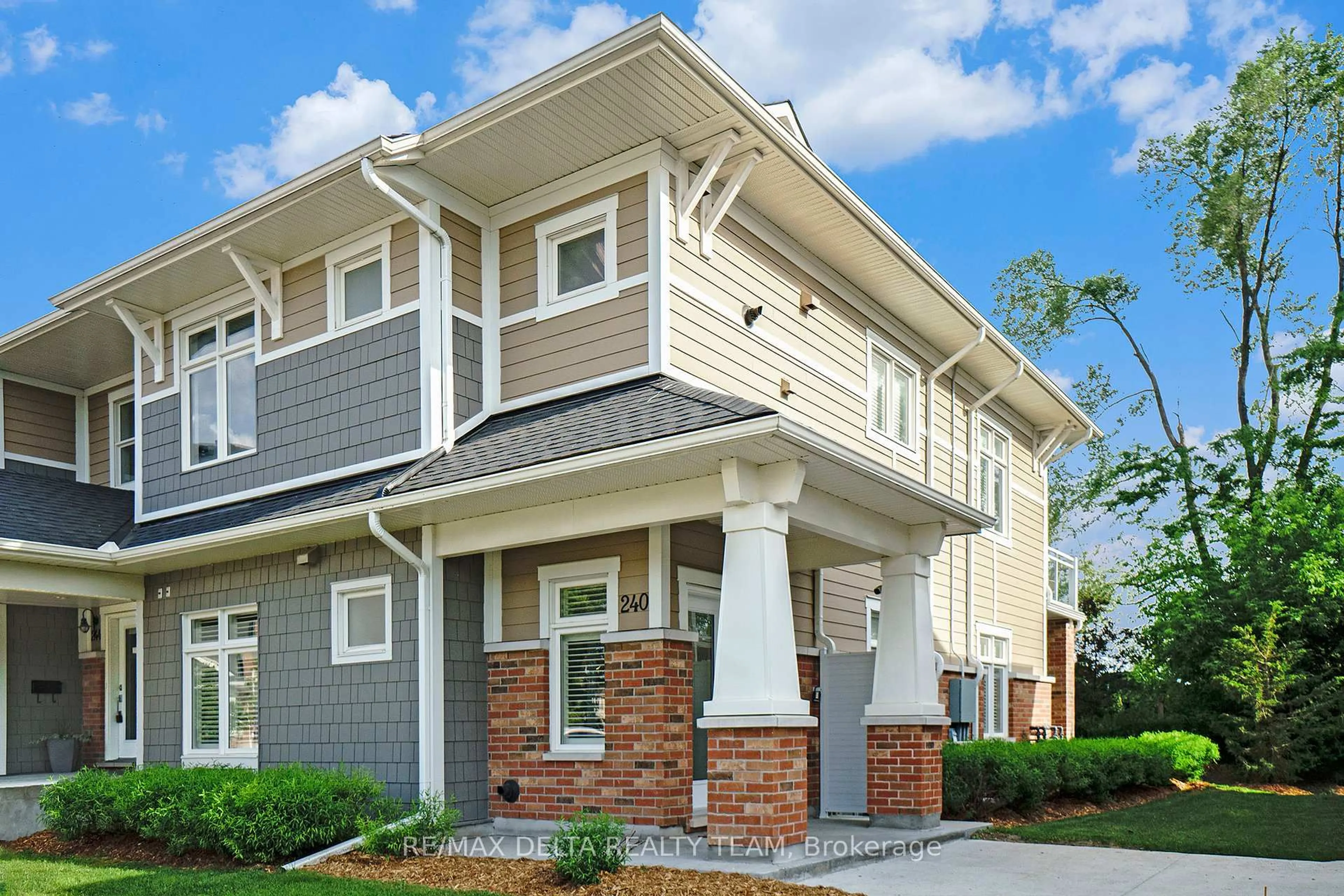 Home with vinyl exterior material, street for 240 Mullin Private, Ottawa Ontario K1W 0K6