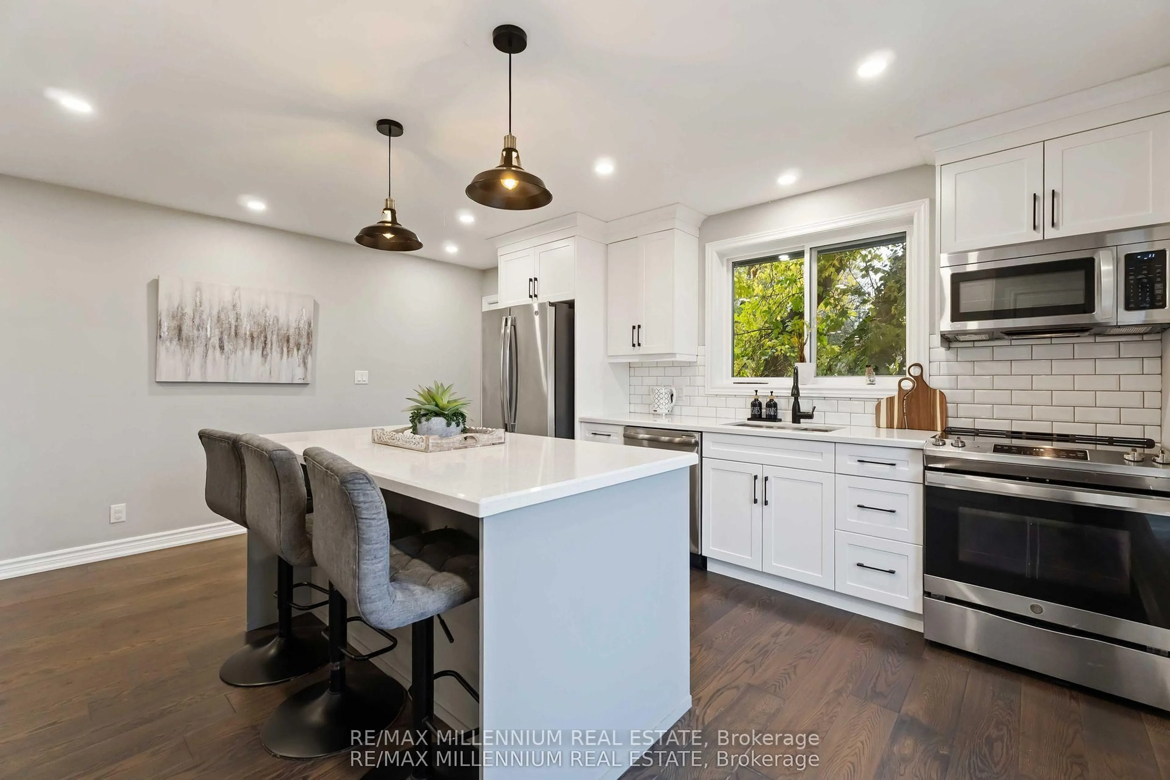 Open concept kitchen, unknown for 45 Bradley St, St. Catharines Ontario L2T 1R5
