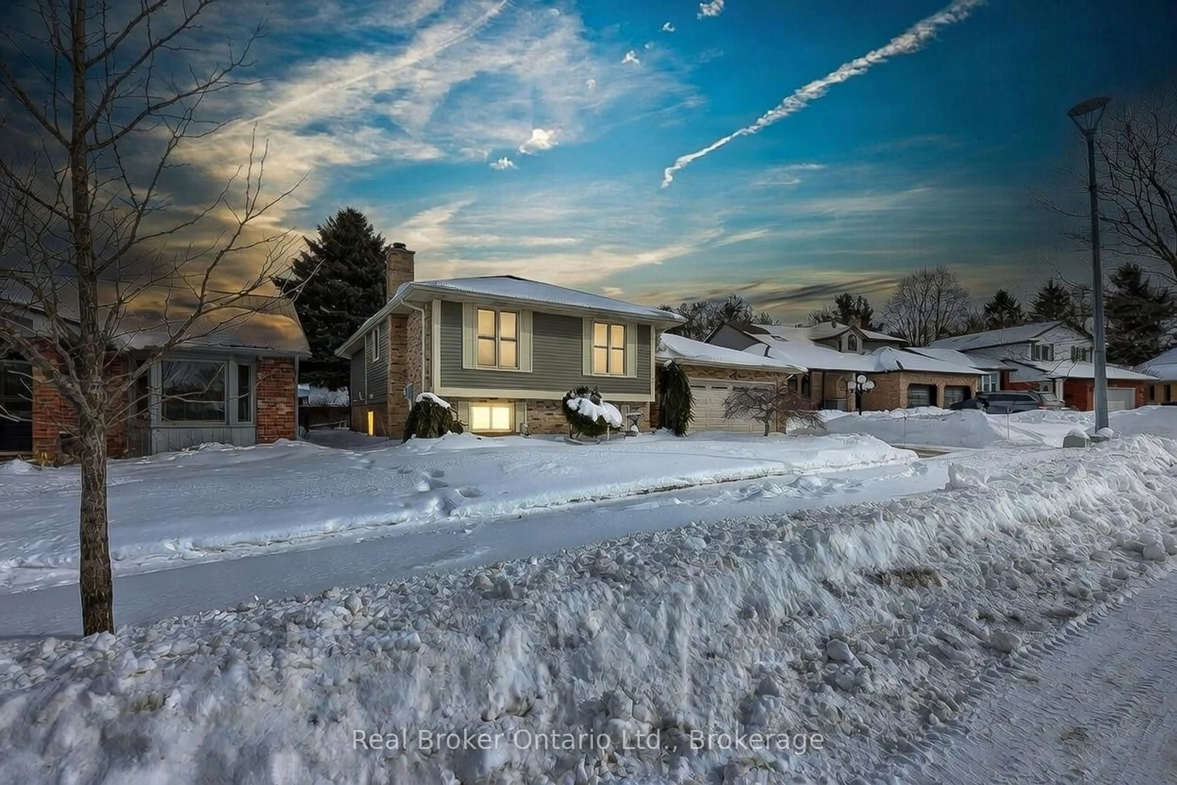 A pic from outside/outdoor area/front of a property/back of a property/a pic from drone, street for 295 St Andrews Rd, Woodstock Ontario N4S 8S9