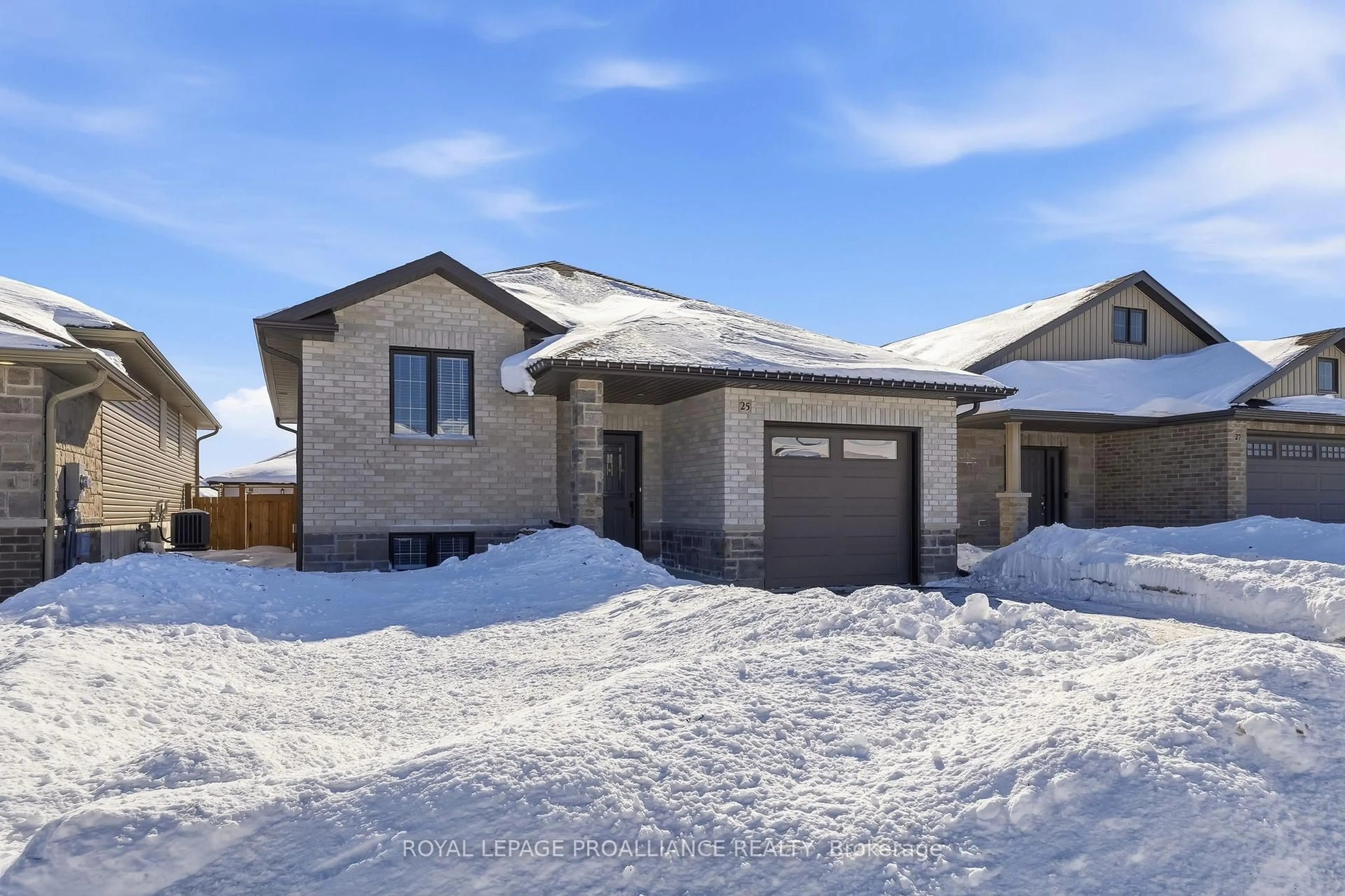 Home with brick exterior material, street for 25 Cedar Park Cres, Quinte West Ontario K8V 0J1