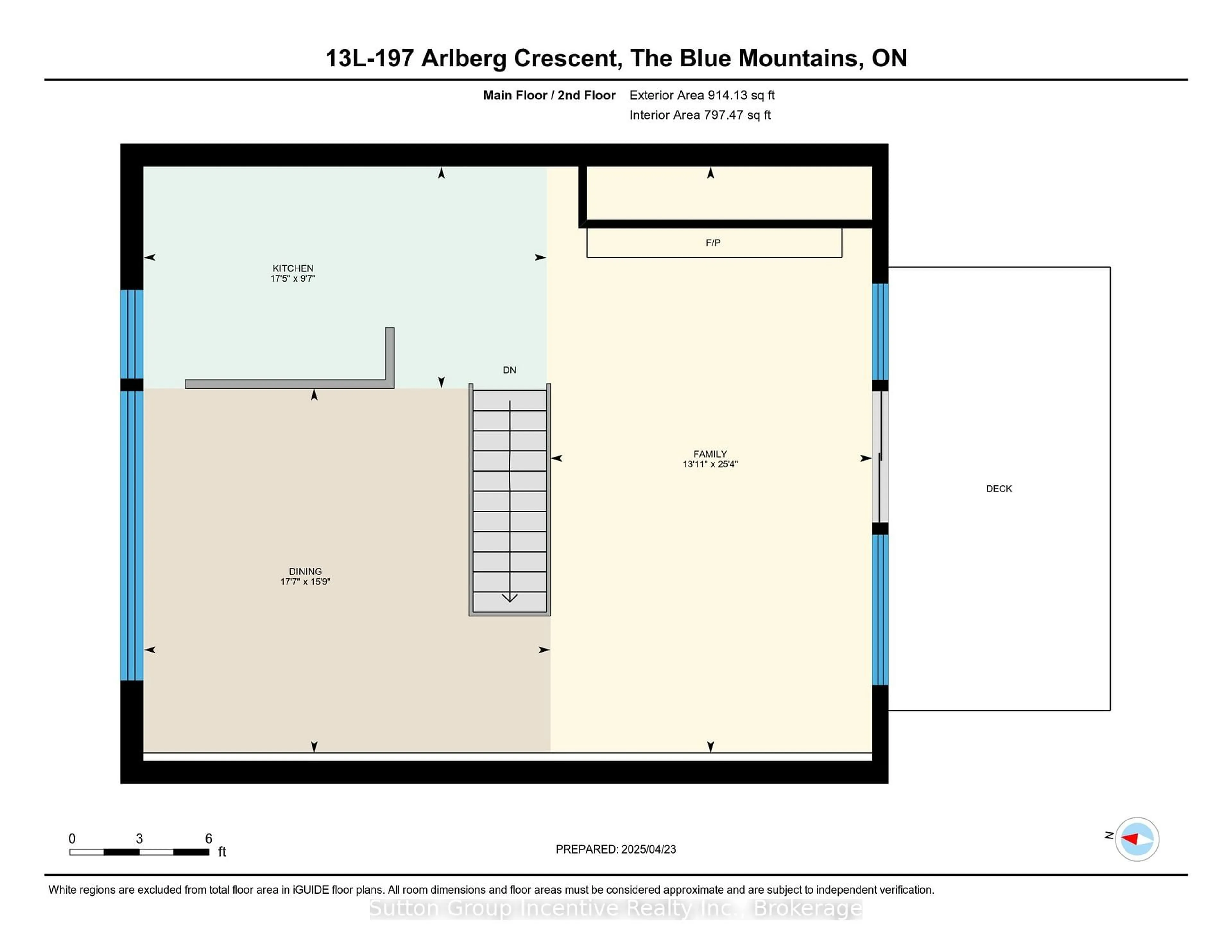 Floor plan for 197 Arlberg Cres #13L, Blue Mountains Ontario L9Y 0M1