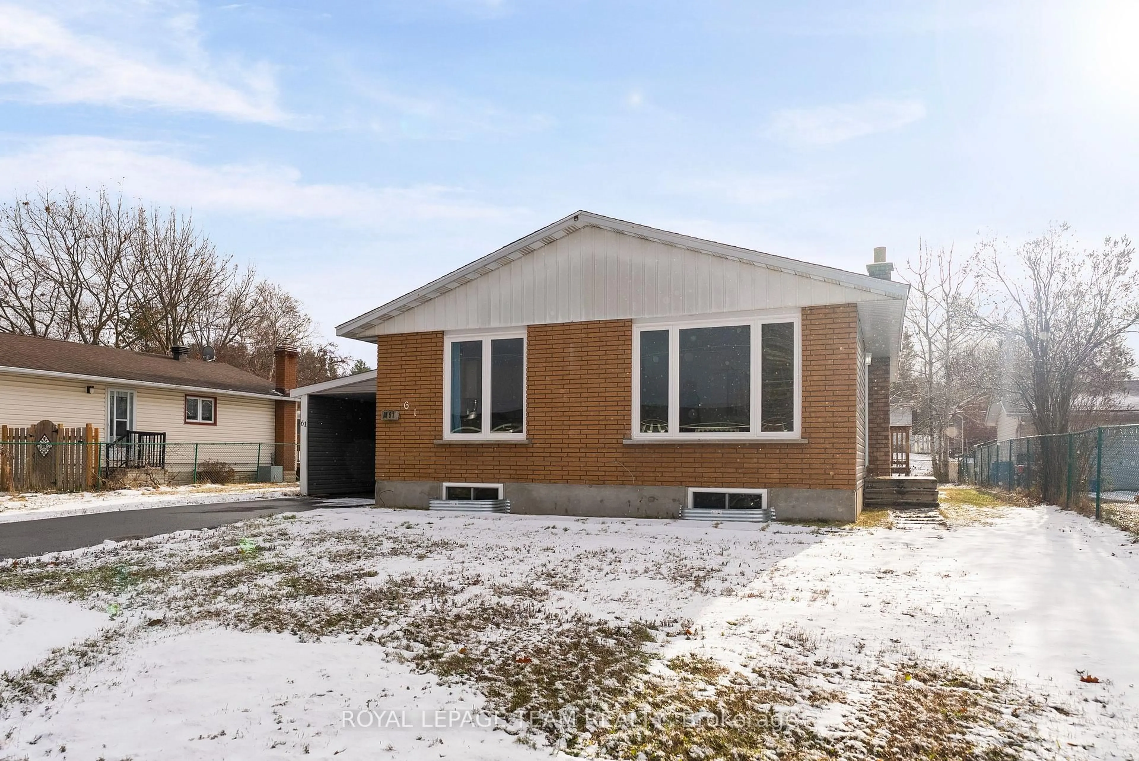 Home with brick exterior material, street for 61 Herman St, Petawawa Ontario K8H 3B2