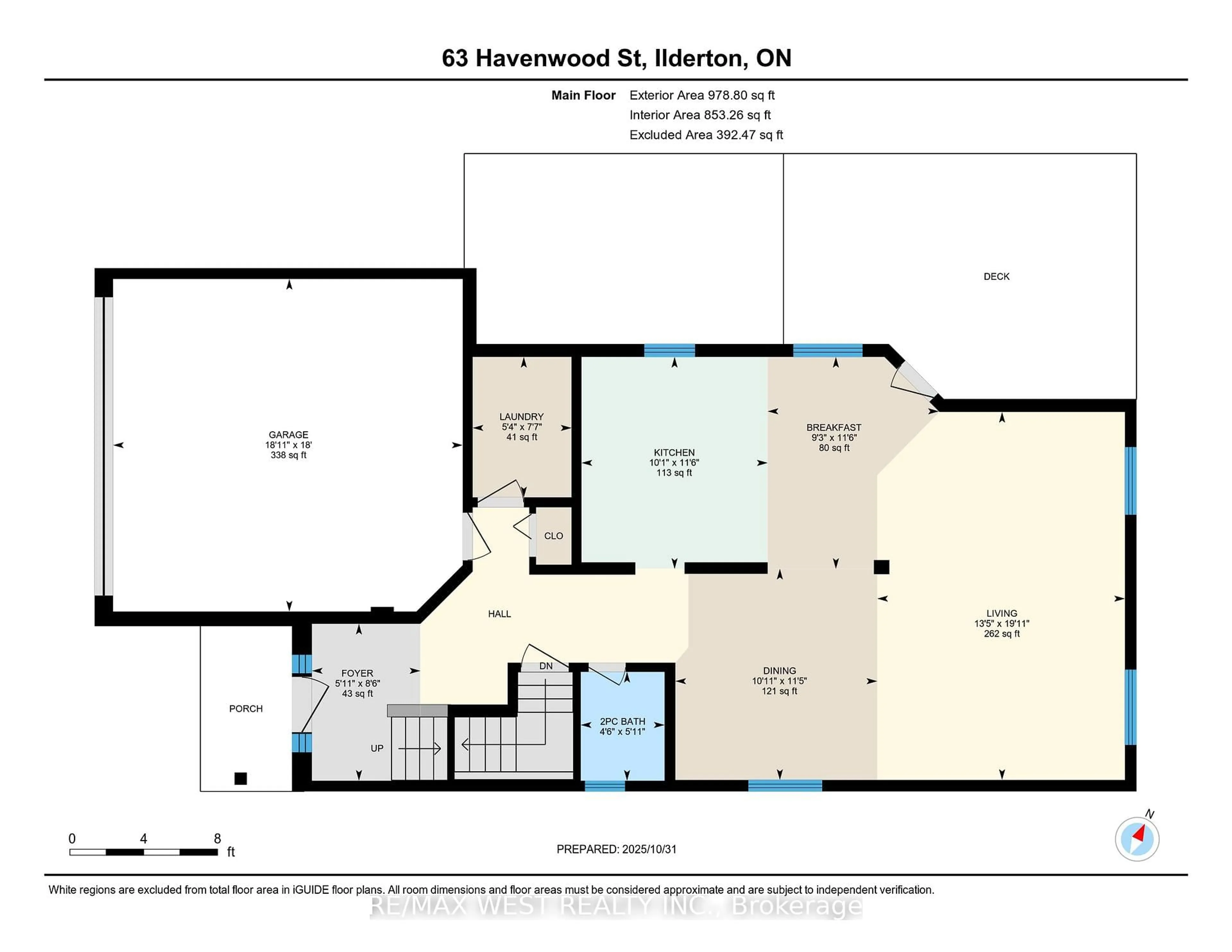 Floor plan for 63 Havenwood St, Middlesex Centre Ontario N0M 2A0