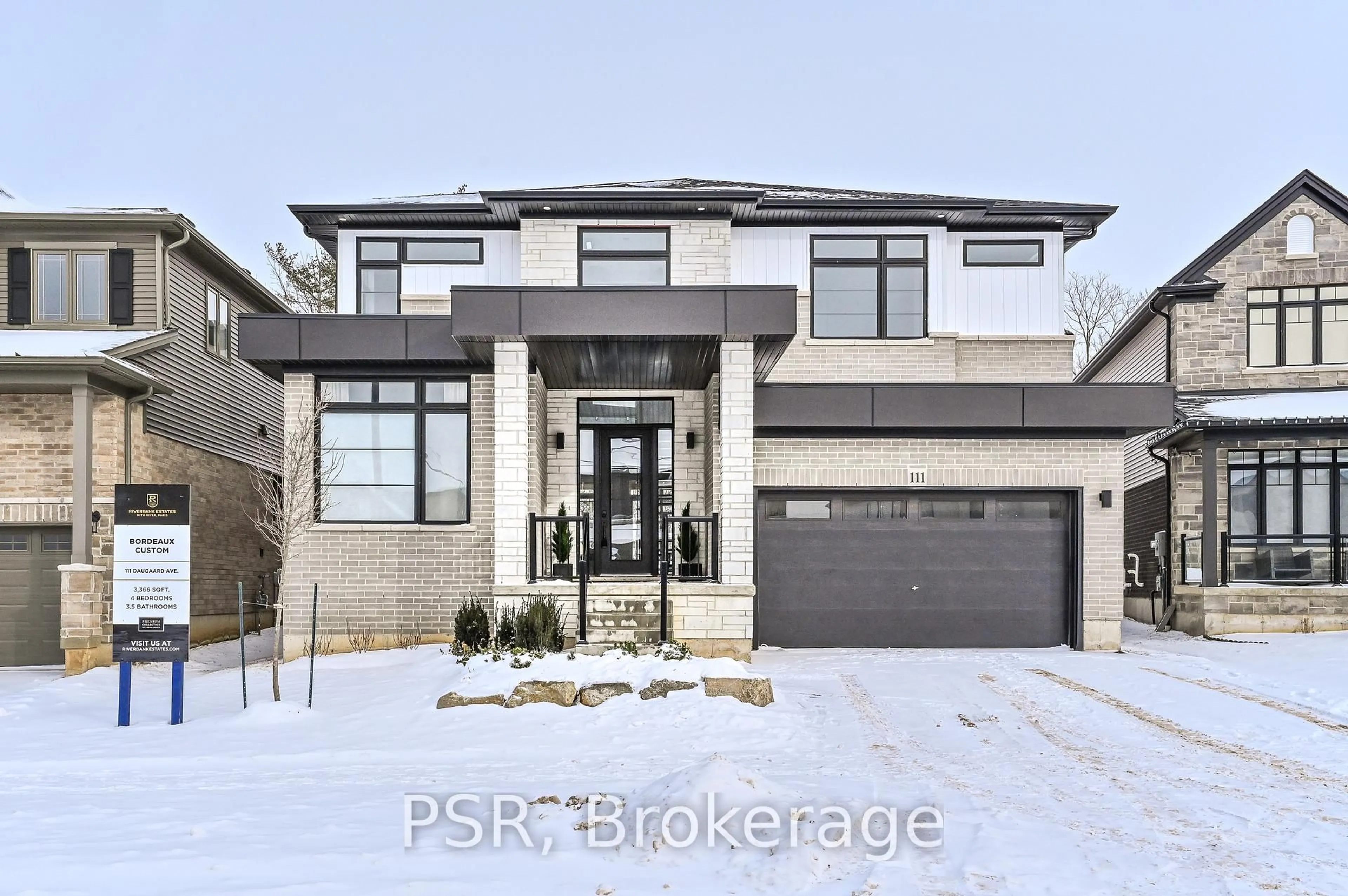 Home with brick exterior material, street for 111 Daugaard Ave, Brant Ontario N3L 0L6