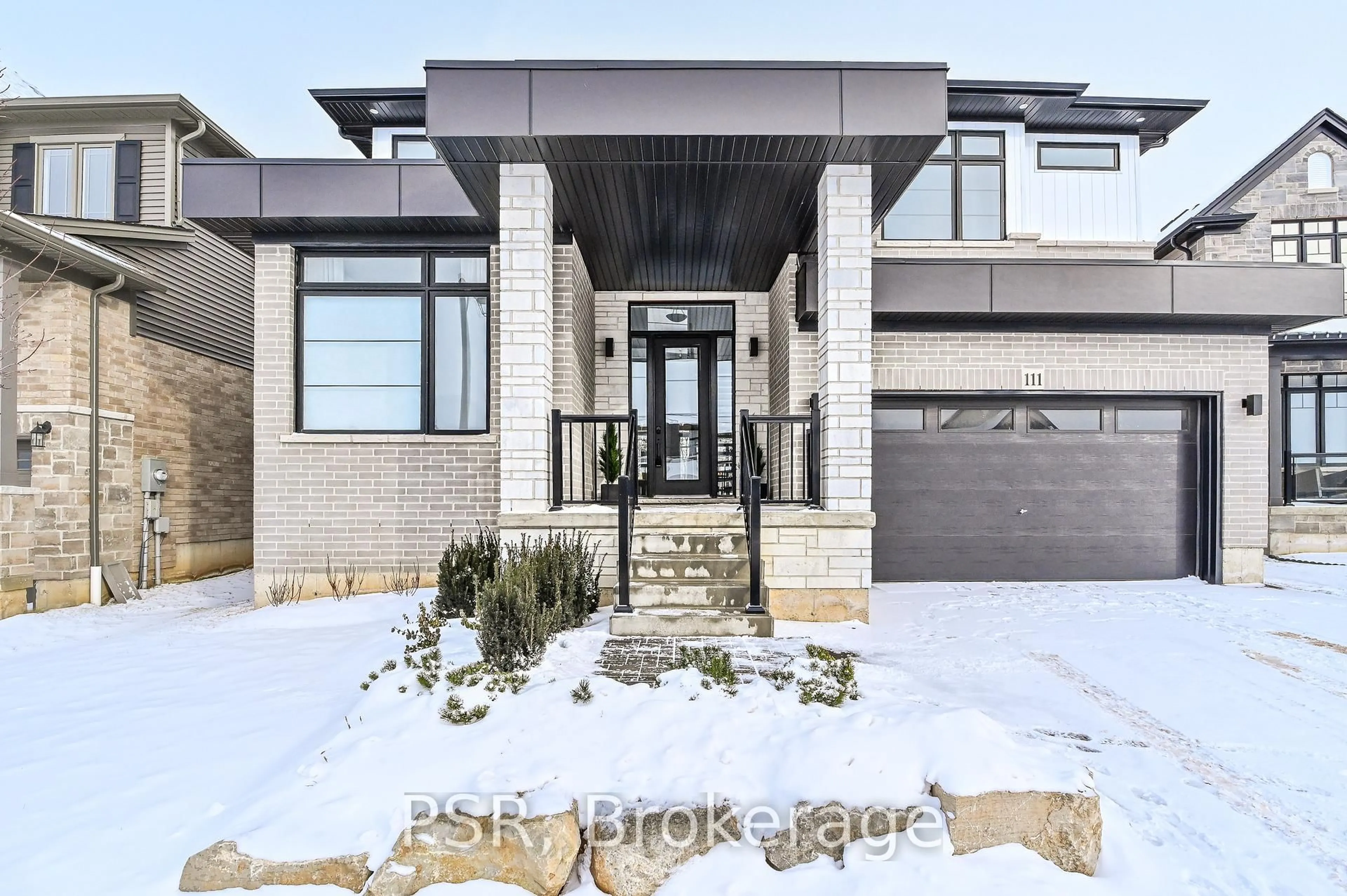 Home with brick exterior material, street for 111 Daugaard Ave, Brant Ontario N3L 0L6